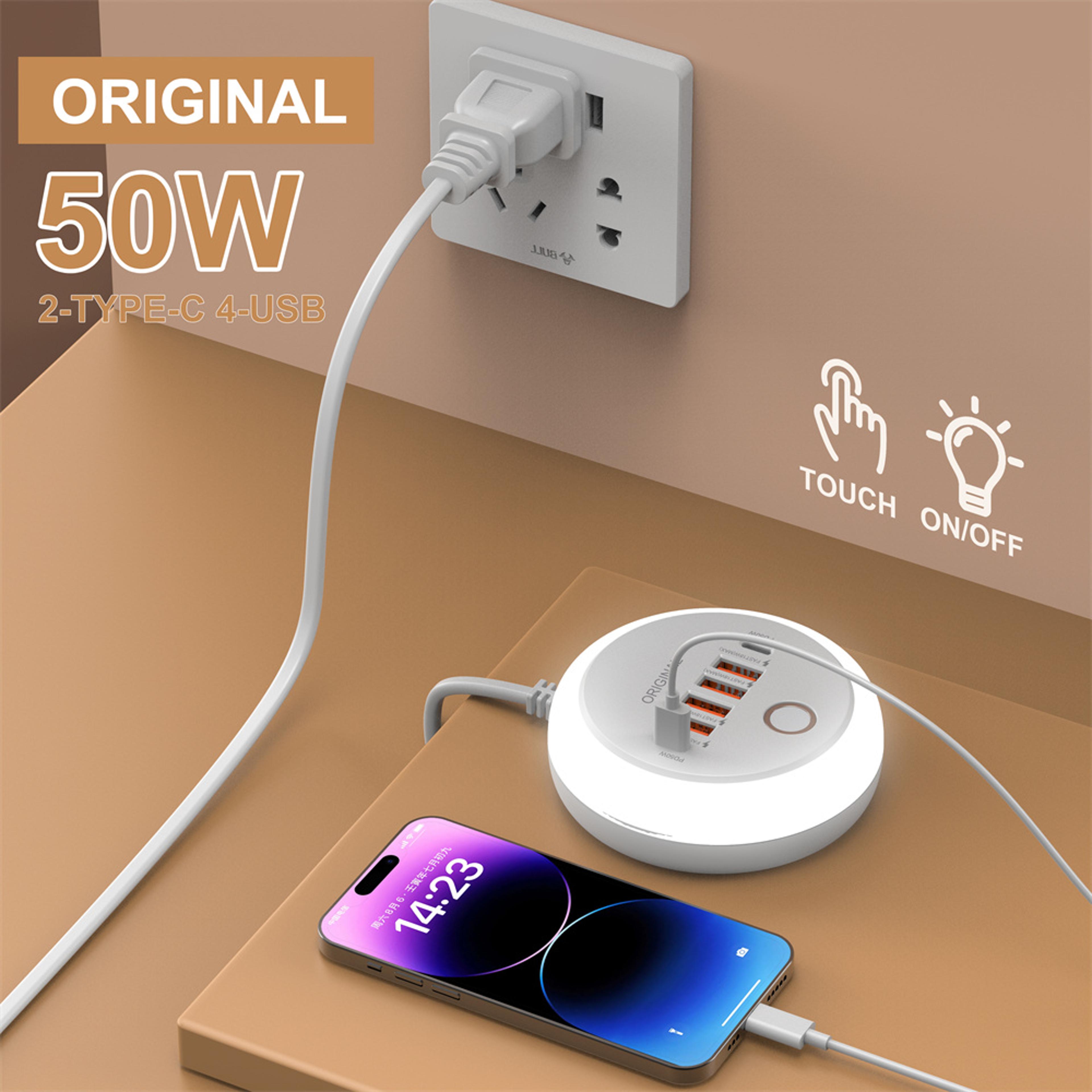USB C Wall Charger Multi Port PD Fast Charging Hub 1