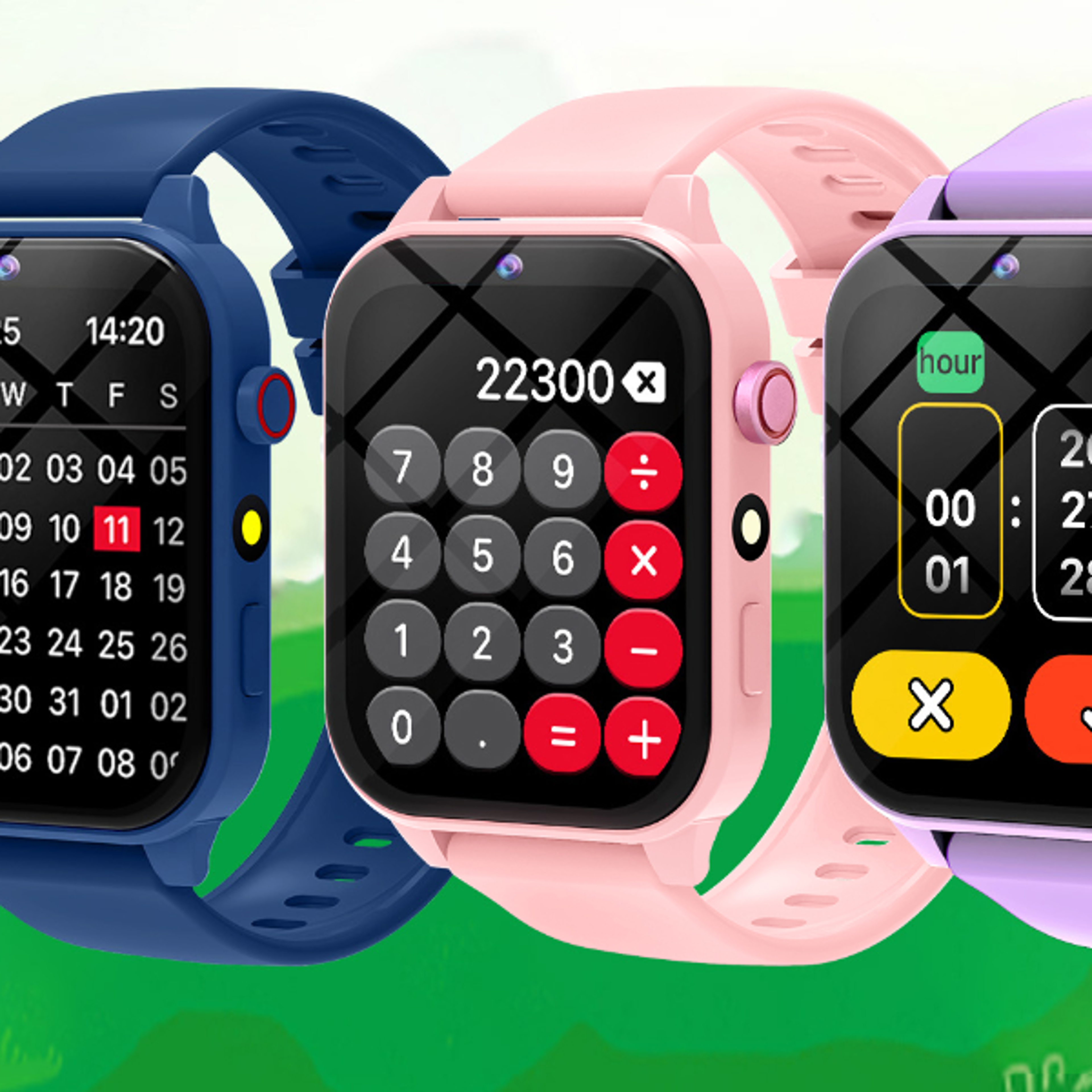 kids smart watch with camera hd touch screen games and alarm clock