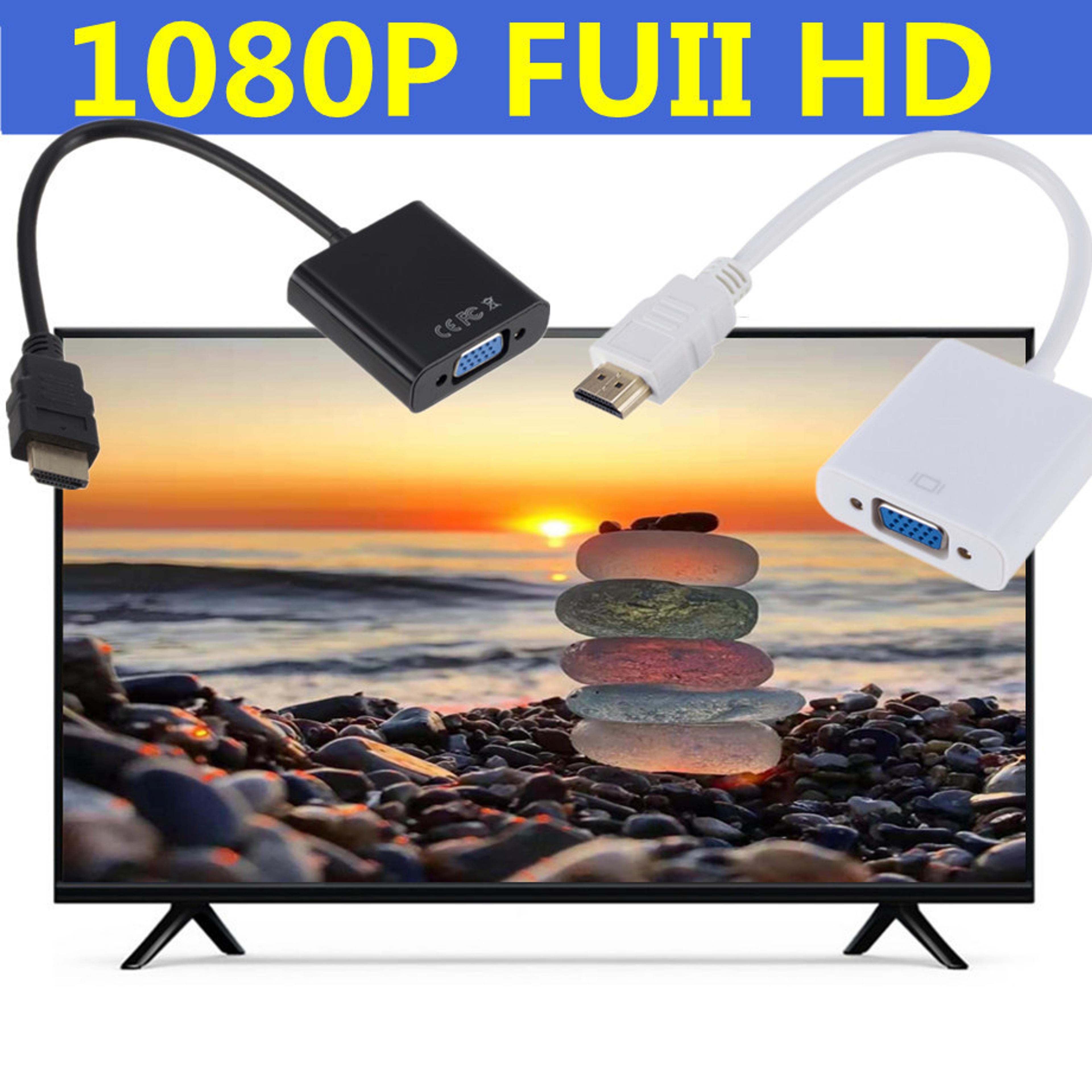 HDMI To VGA Adapter Full HD Converter Cable For PC Laptop PS4 TV Projector Monitor 3