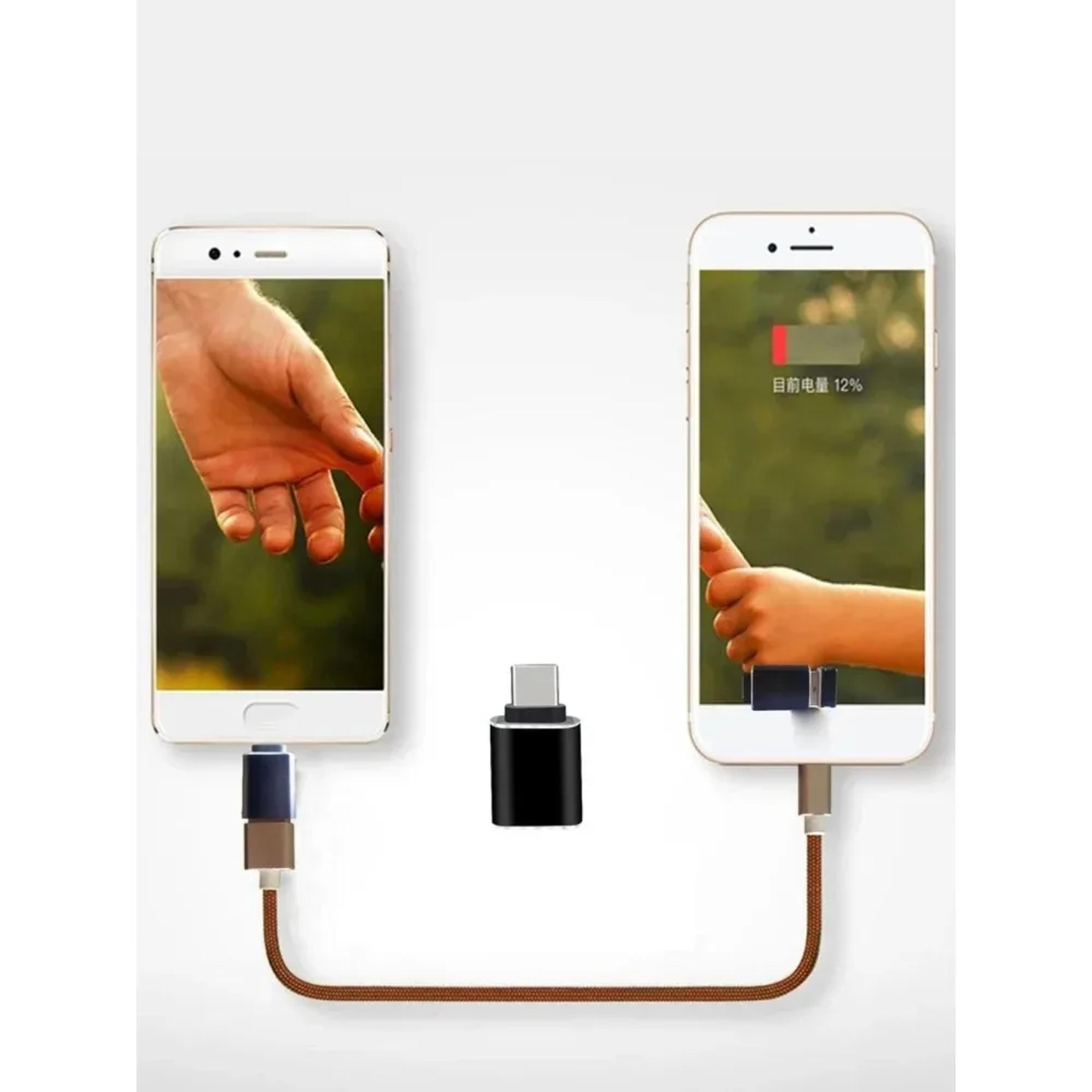 USB C To USB OTG Adapter Fast Data Transfer USB A To USB C Converter With LED Indicator 8