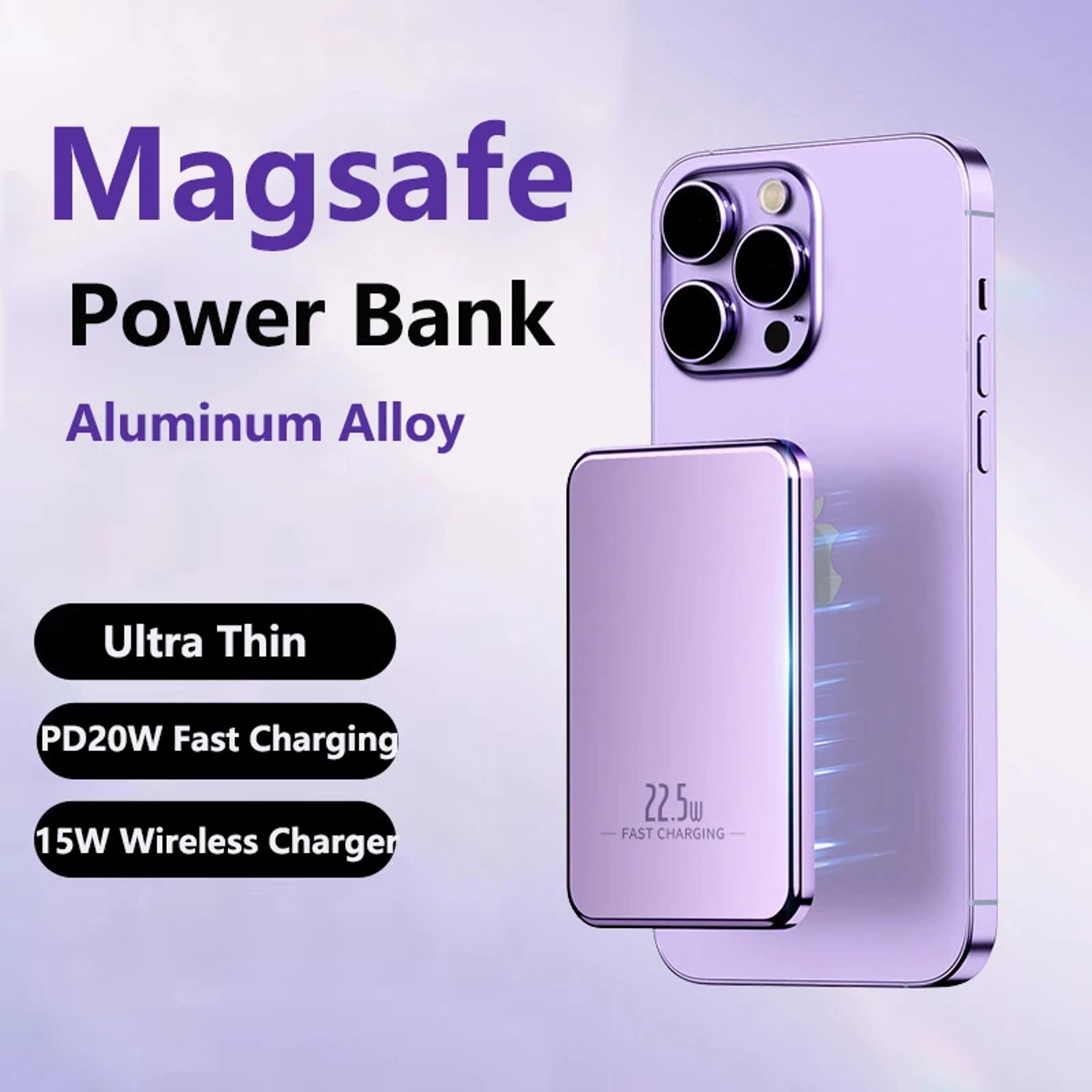 MagSafe Power Bank Ultra Slim Fast Charging Portable Phone Charger 8