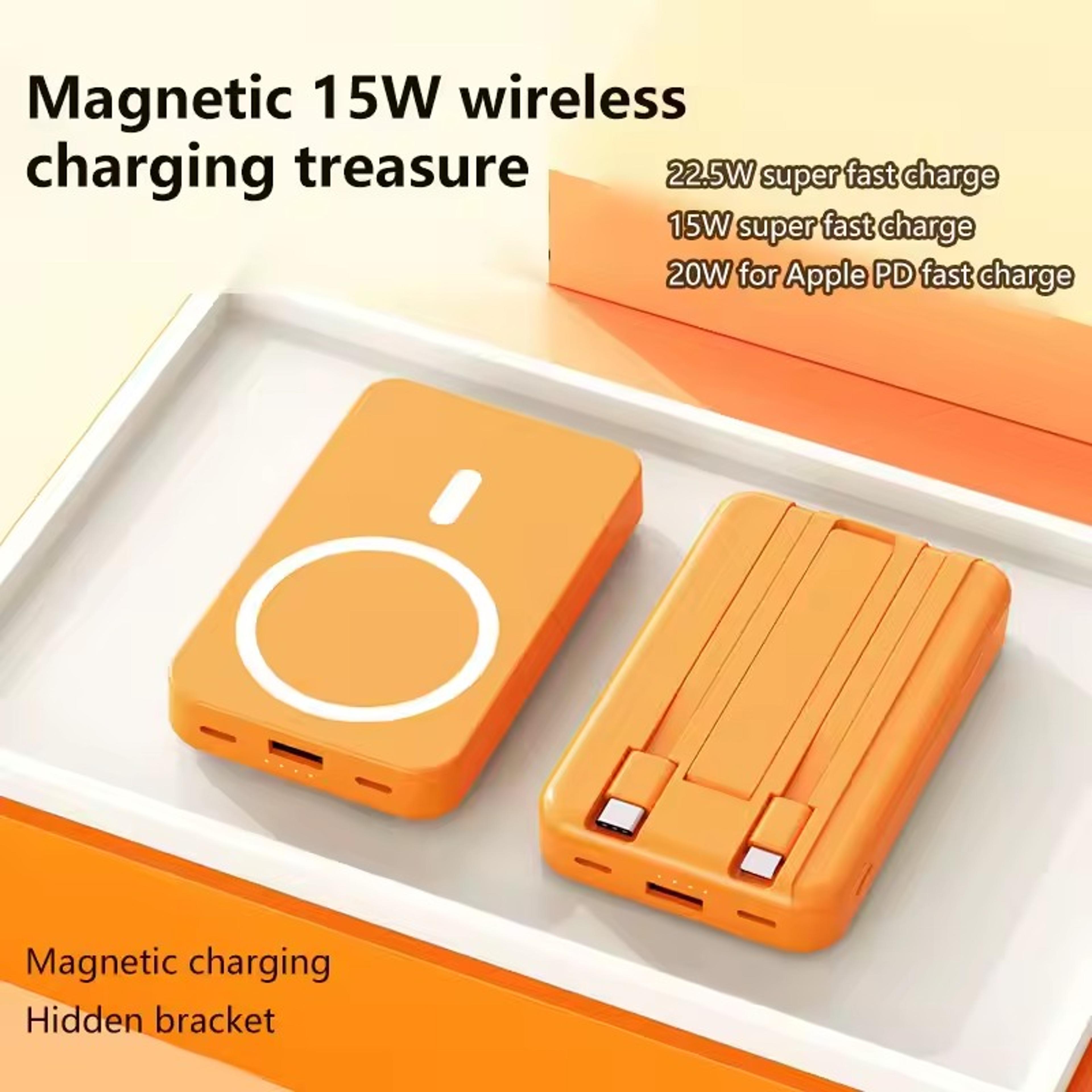 MagSafe Power Bank Wireless Magnetic Charger PD Fast Charging Battery Pack 7