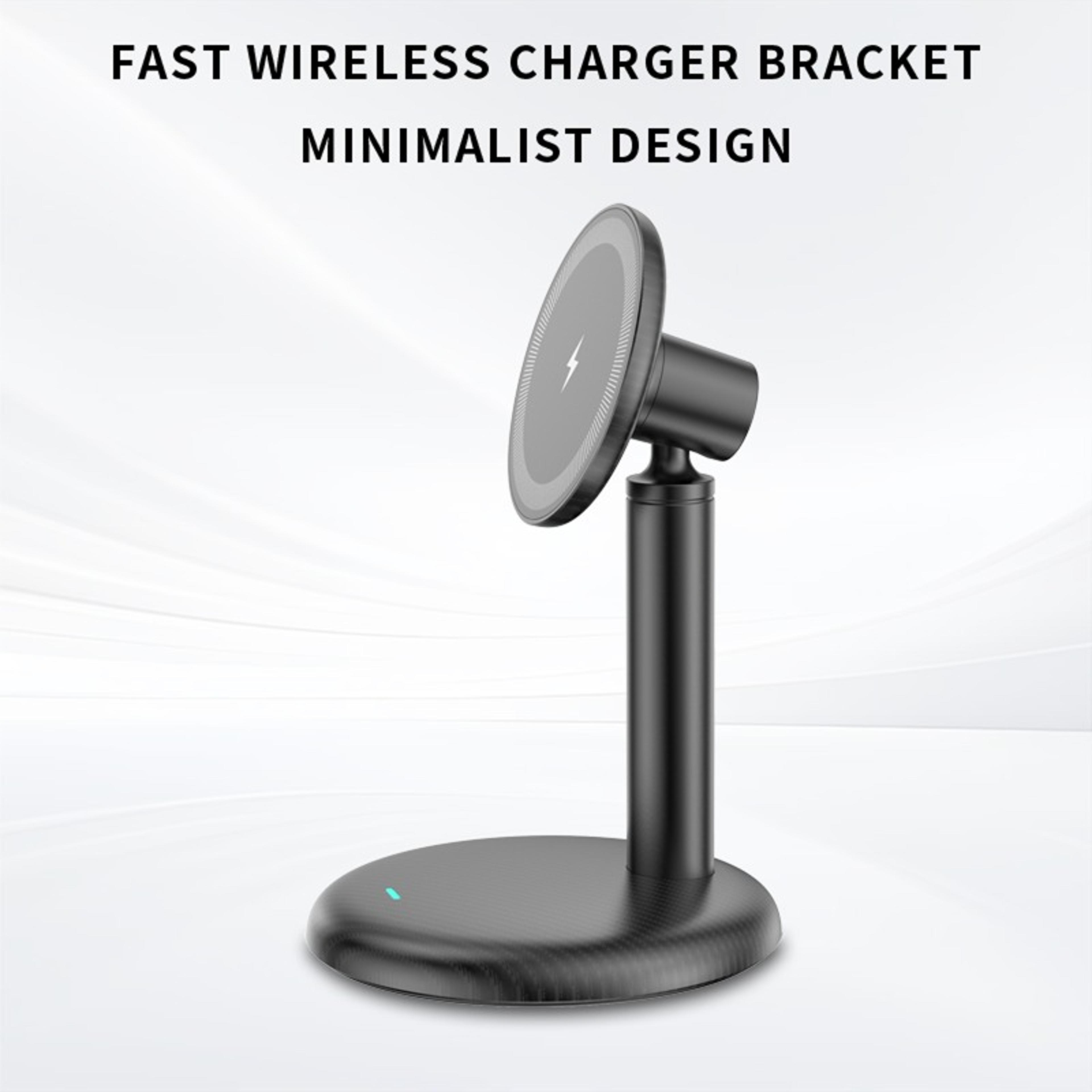 Magnetic Wireless Charger Stand Fast Charging Dock For IPhone Samsung Xiaomi 3