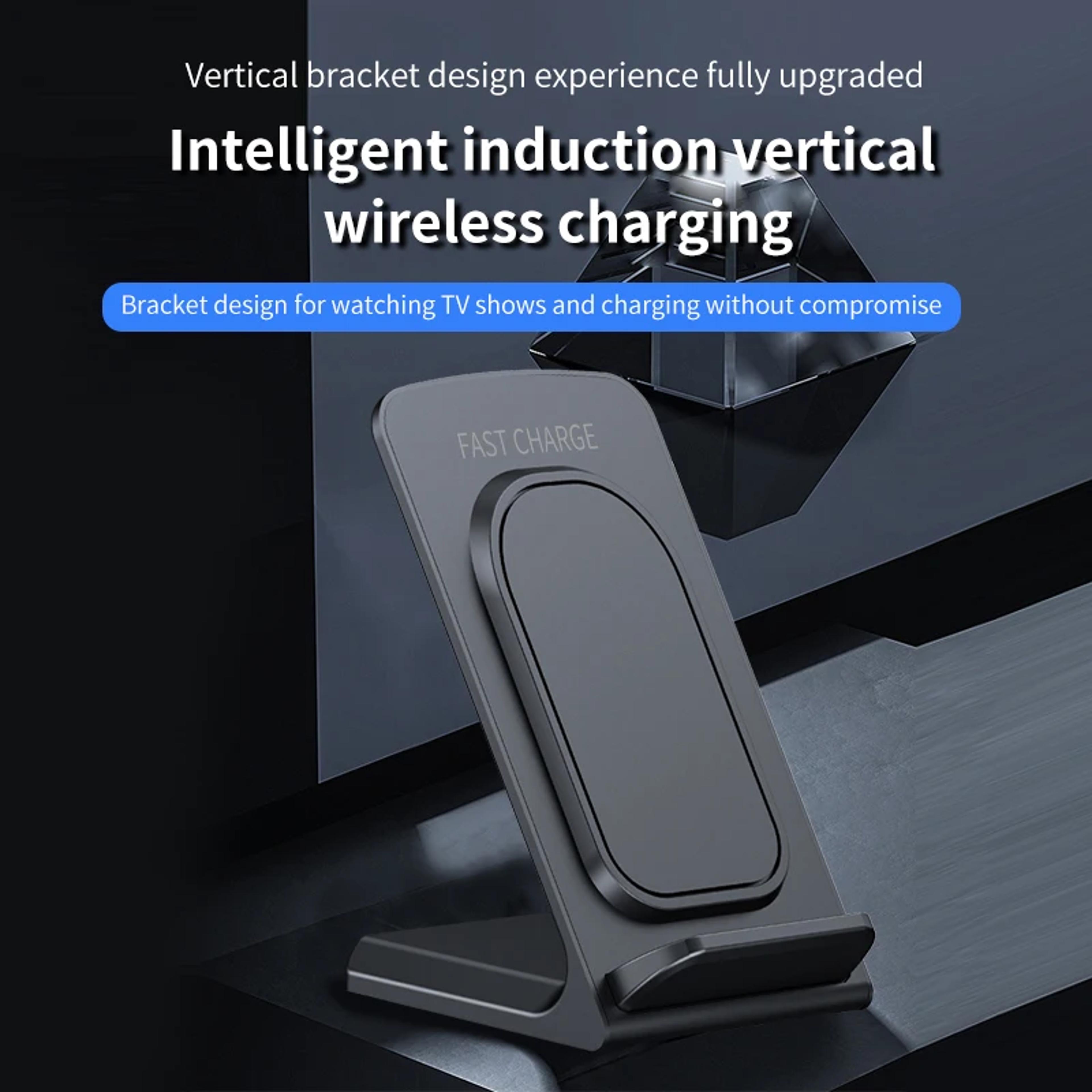 Wireless Charger Stand Fast Qi Charging Station For IPhone Samsung Xiaomi 1