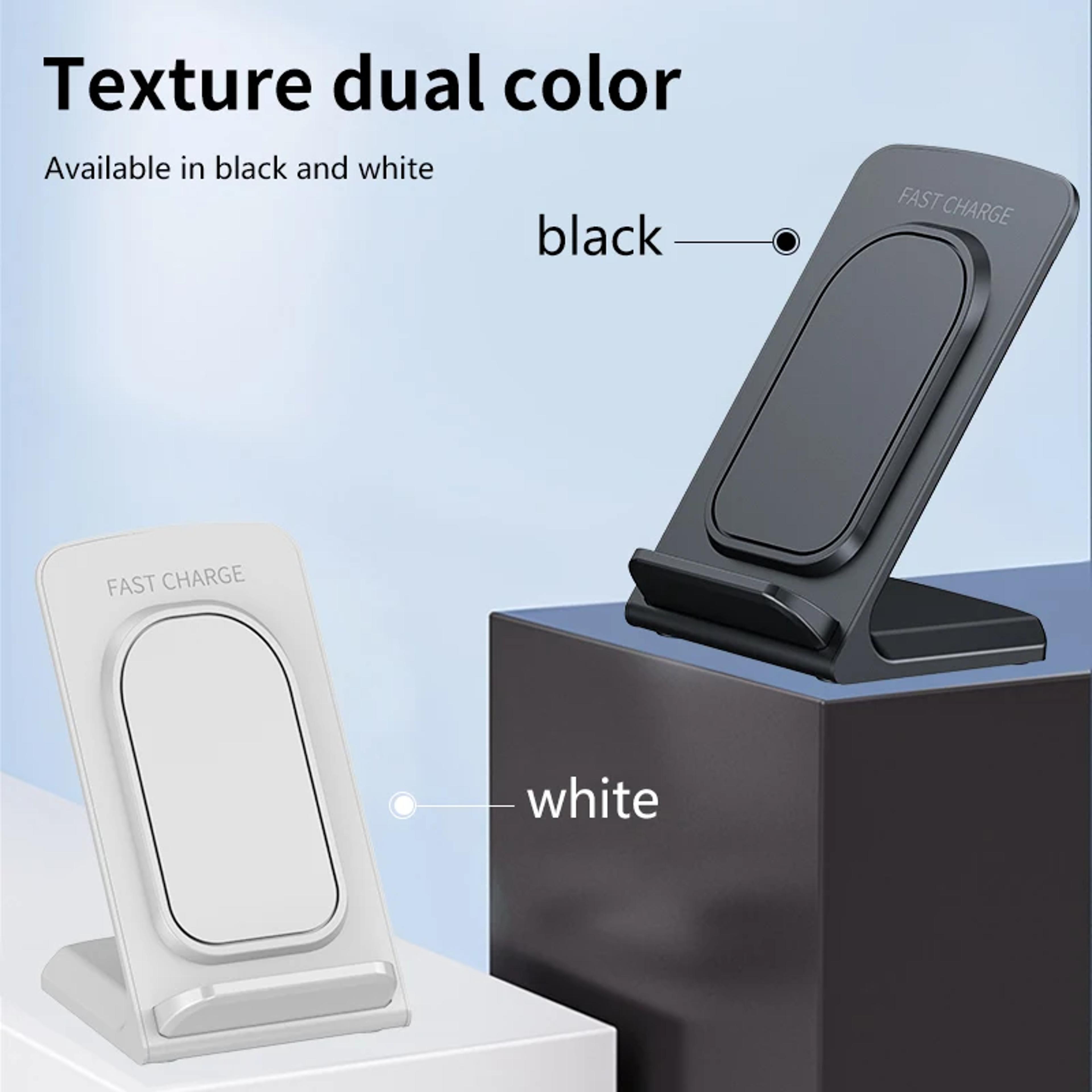 Wireless Charger Stand Fast Qi Charging Station For IPhone Samsung Xiaomi 4