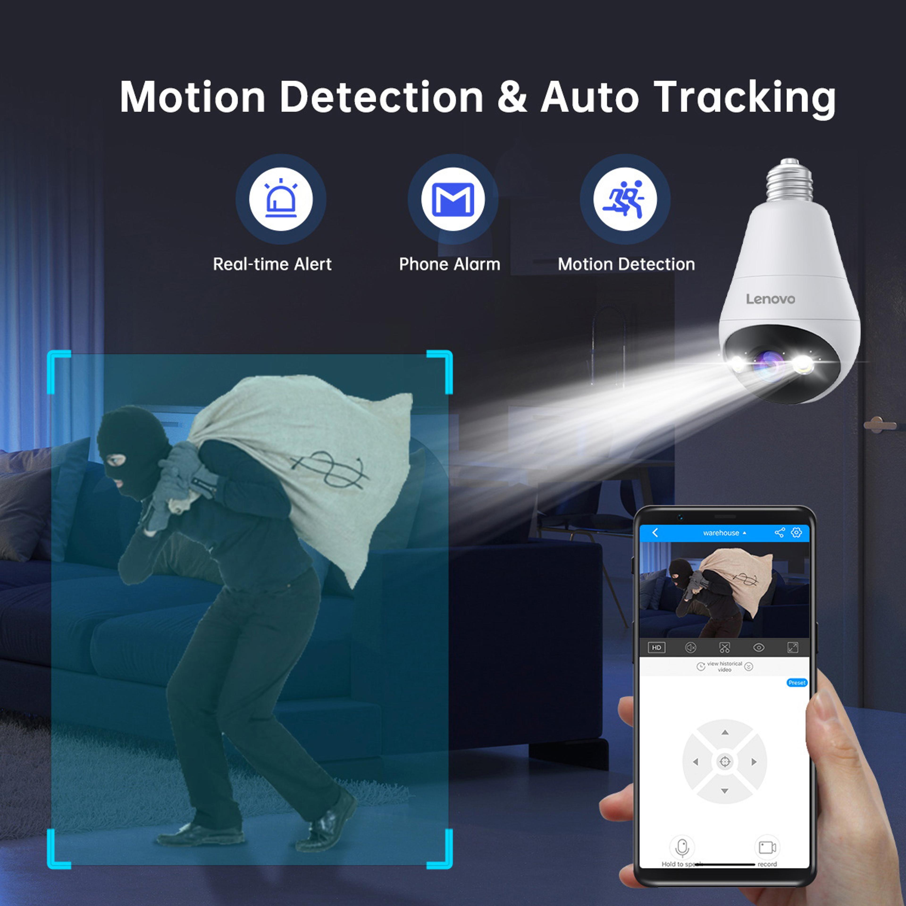Light Bulb Security Camera WiFi Smart Wireless Home Camera With Color Night Vision 2