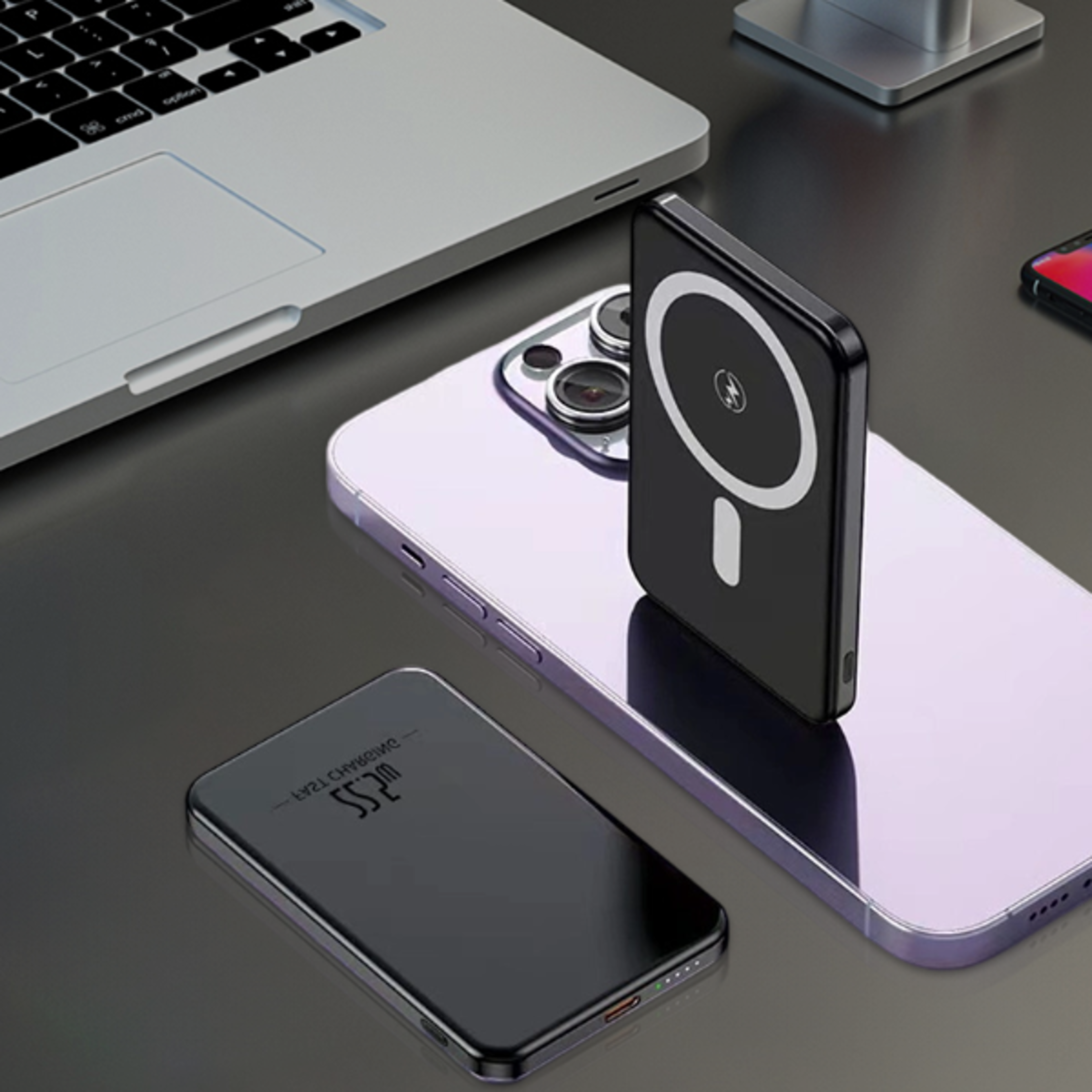 magsafe power bank ultra slim fast charging portable phone charger