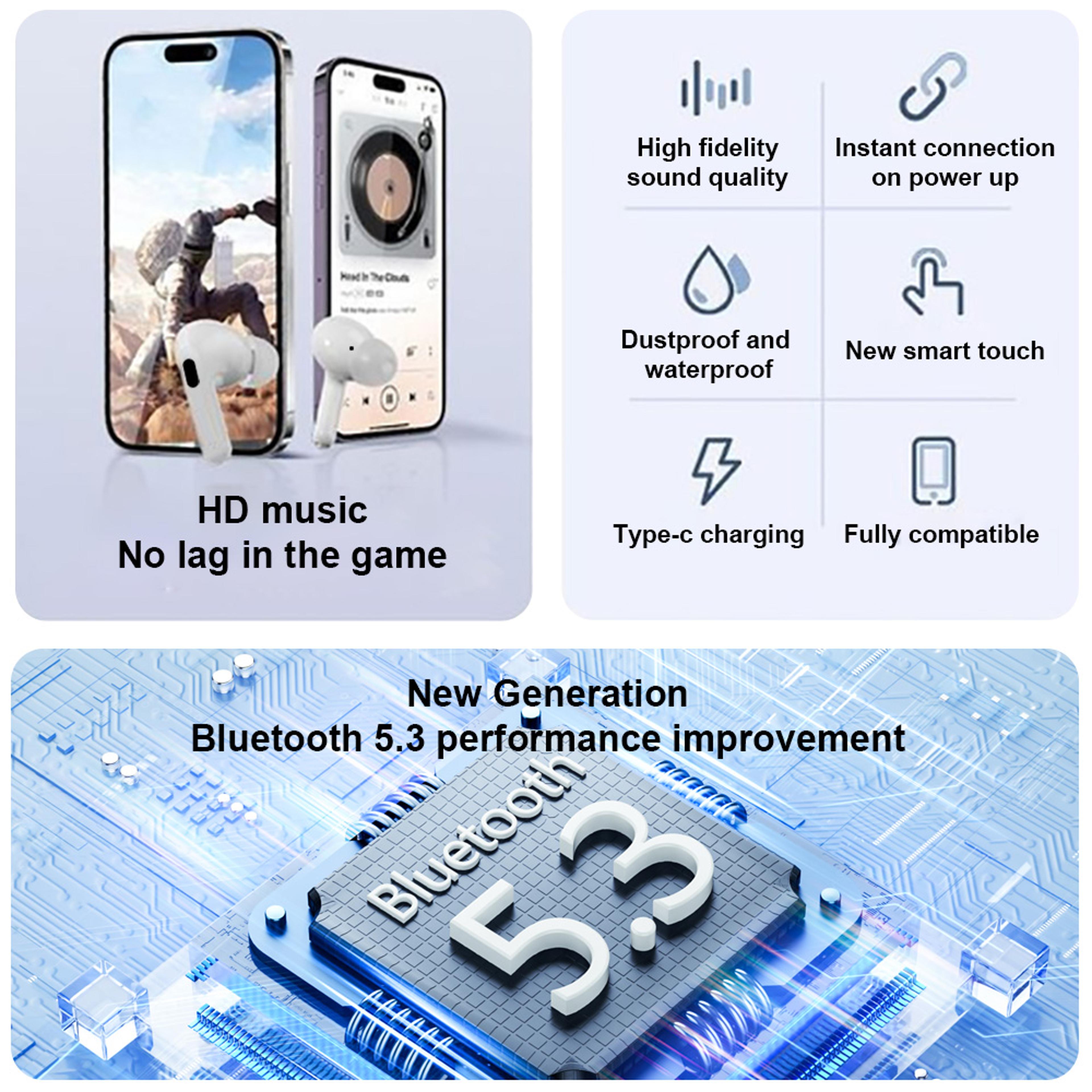 AI Translation Earbuds Real Time Bluetooth Translator Headphones With Touchscreen Charging Case 4
