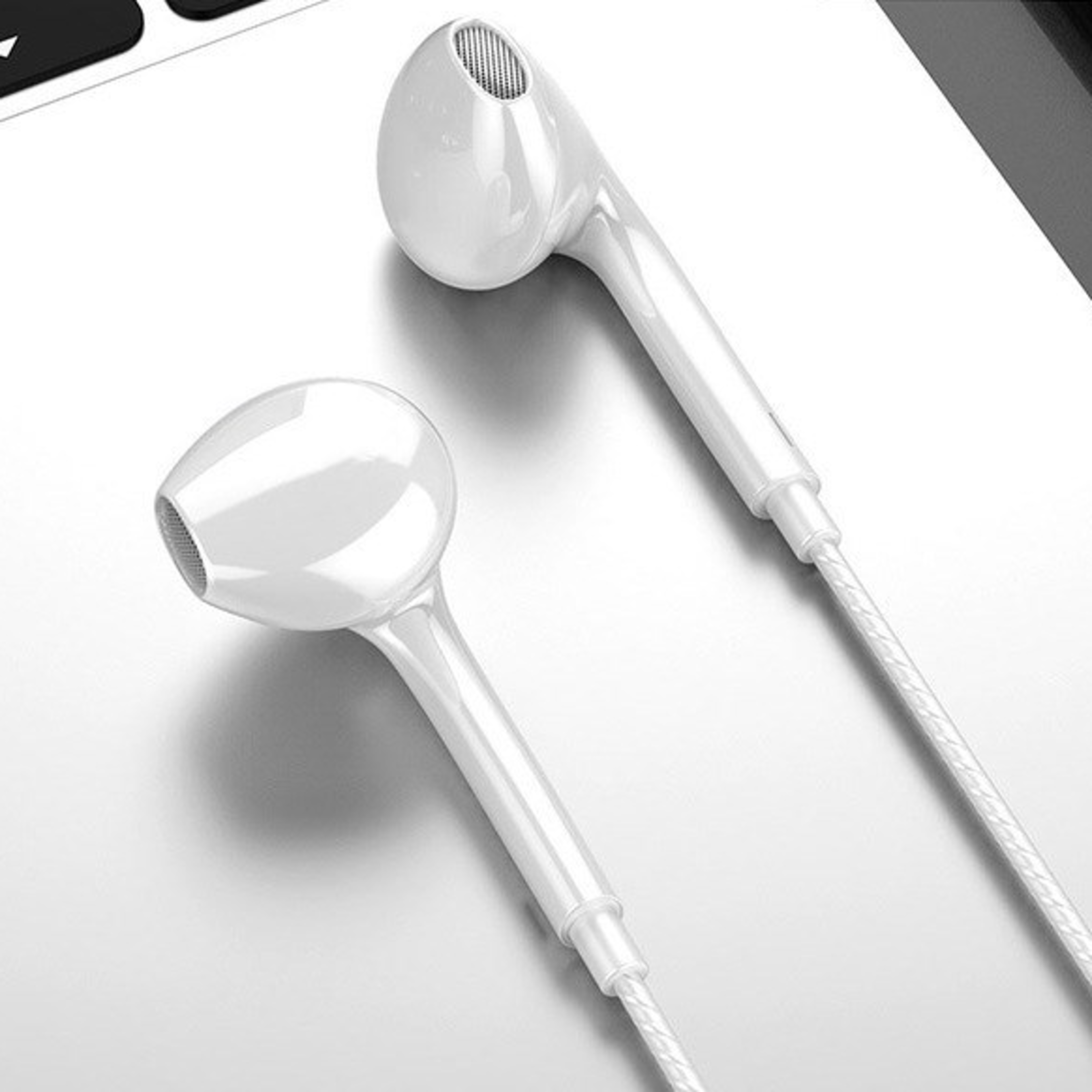 wired earphones with mic bass stereo in ear headphones for xiaomi android phones