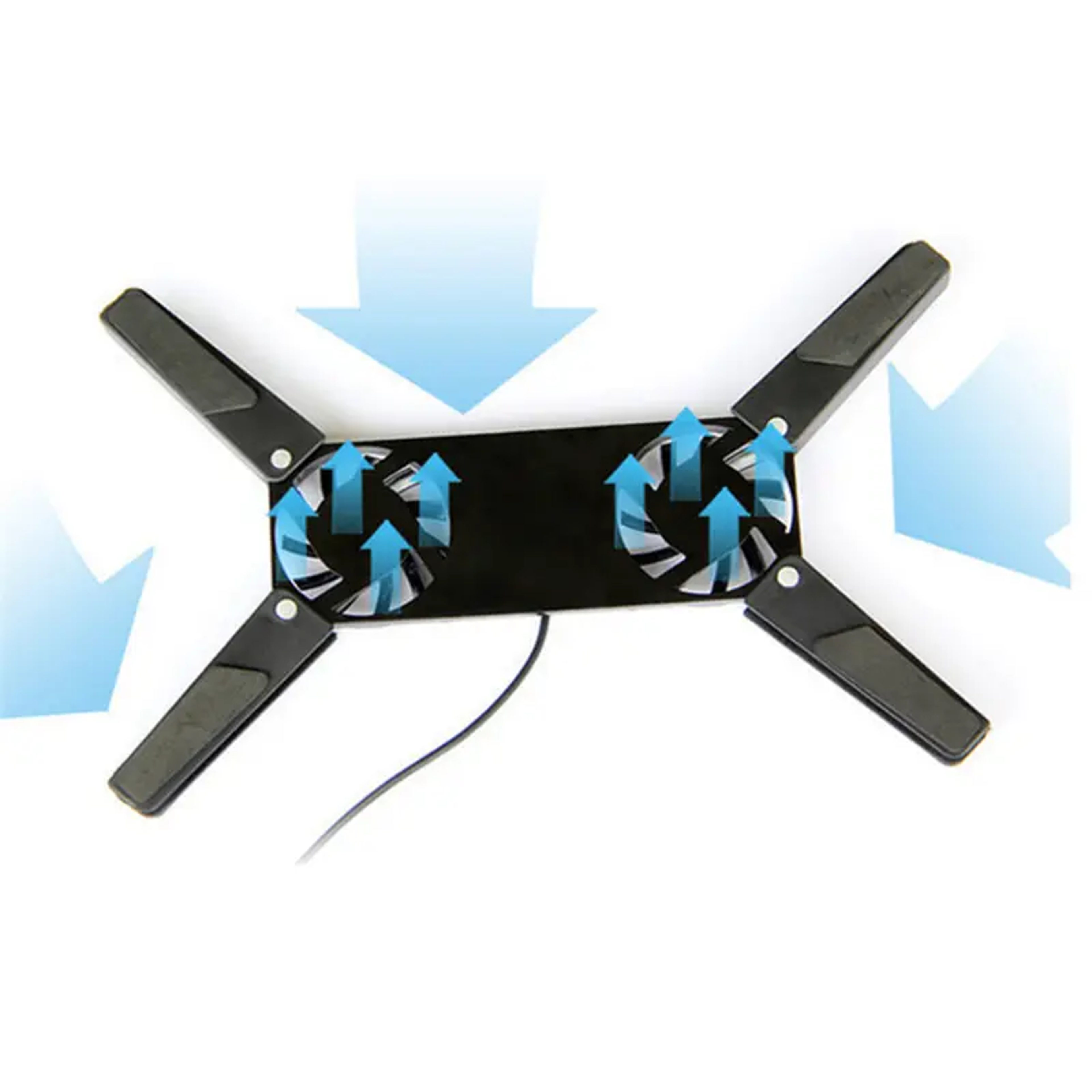 Laptop Cooling Pad With Dual USB Fans Adjustable Cooling Stand For Laptops 3
