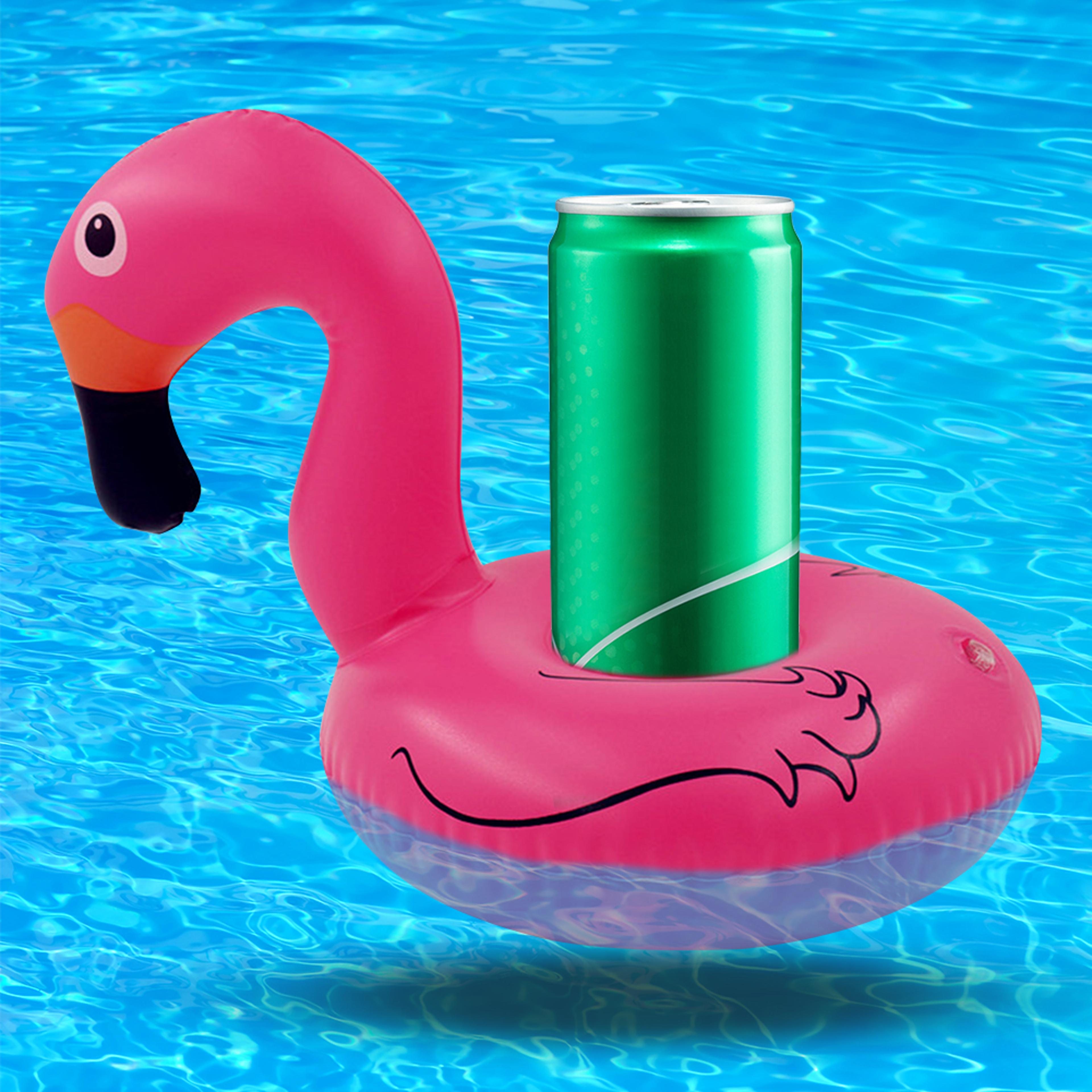 Inflatable Cup Holder Pool Drink Float Swan  Flamingo Floating Drink Holder For Pool Parties 2