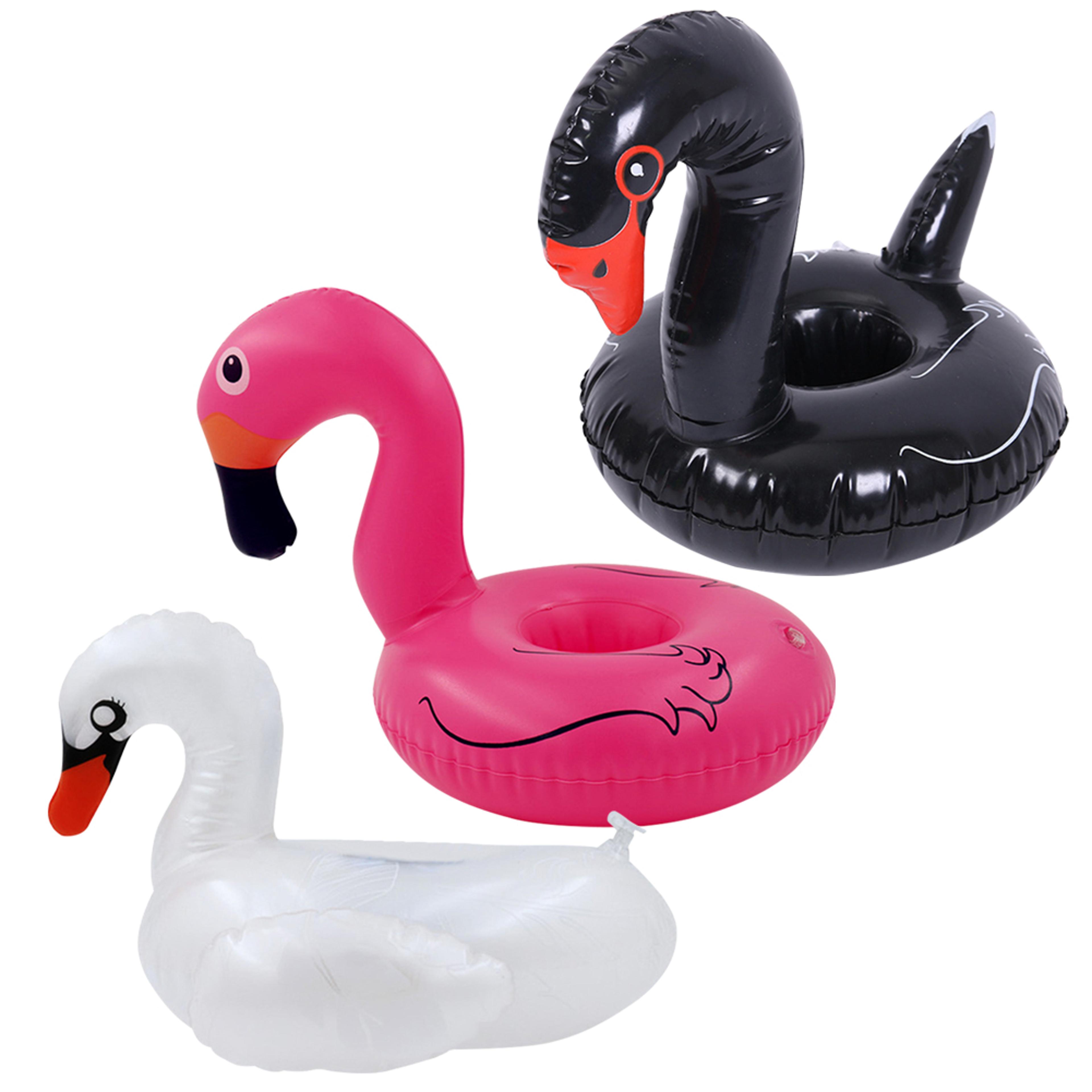 Inflatable Cup Holder Pool Drink Float Swan  Flamingo Floating Drink Holder For Pool Parties 4