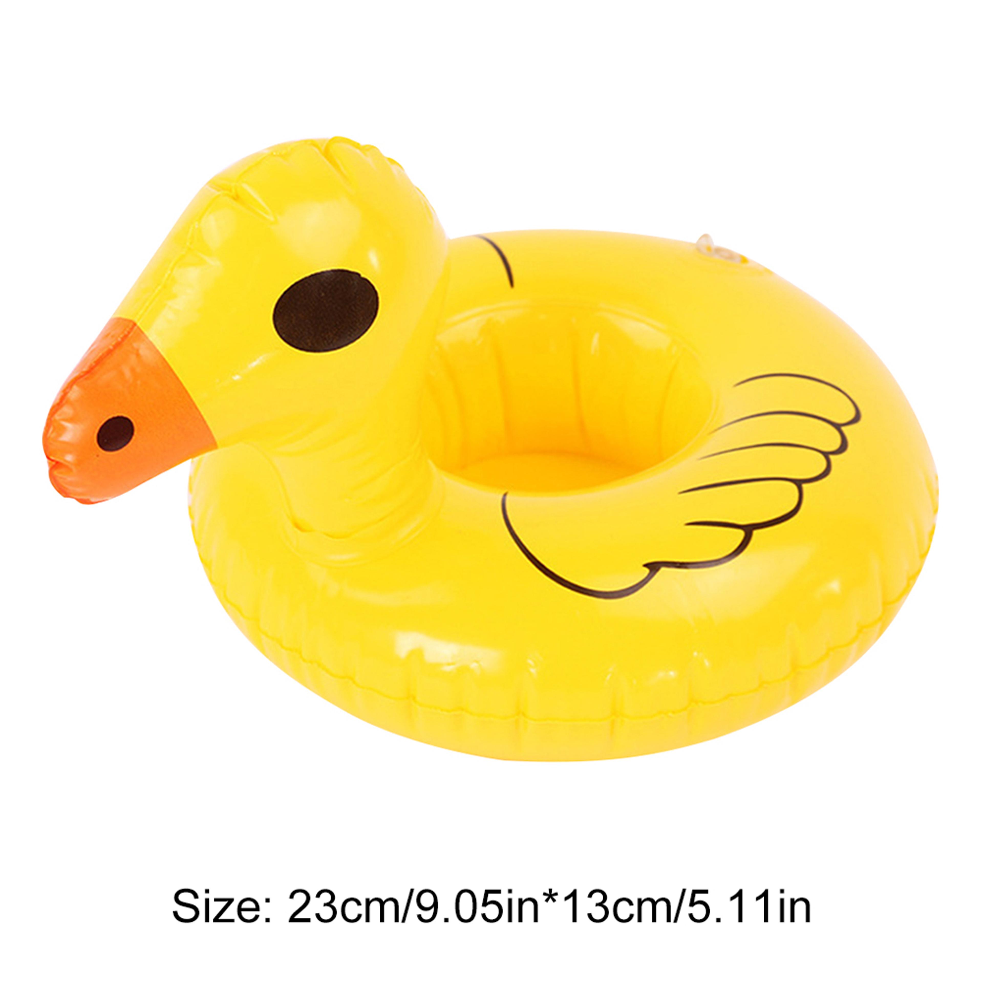 Inflatable Cup Holder Pool Drink Float Swan  Flamingo Floating Drink Holder For Pool Parties 9