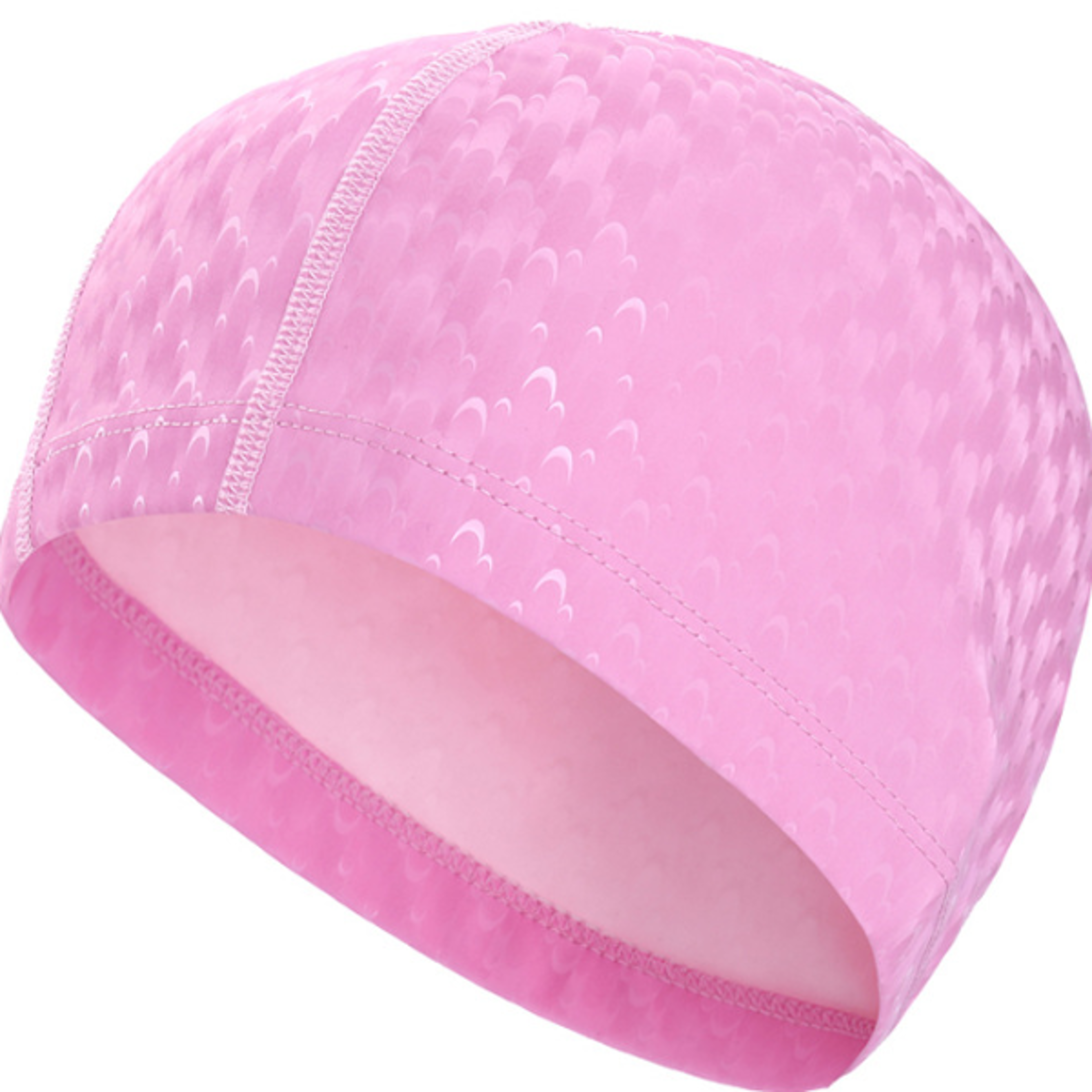 professional pu swim cap with ear protection non slip adult swimming cap for men & women
