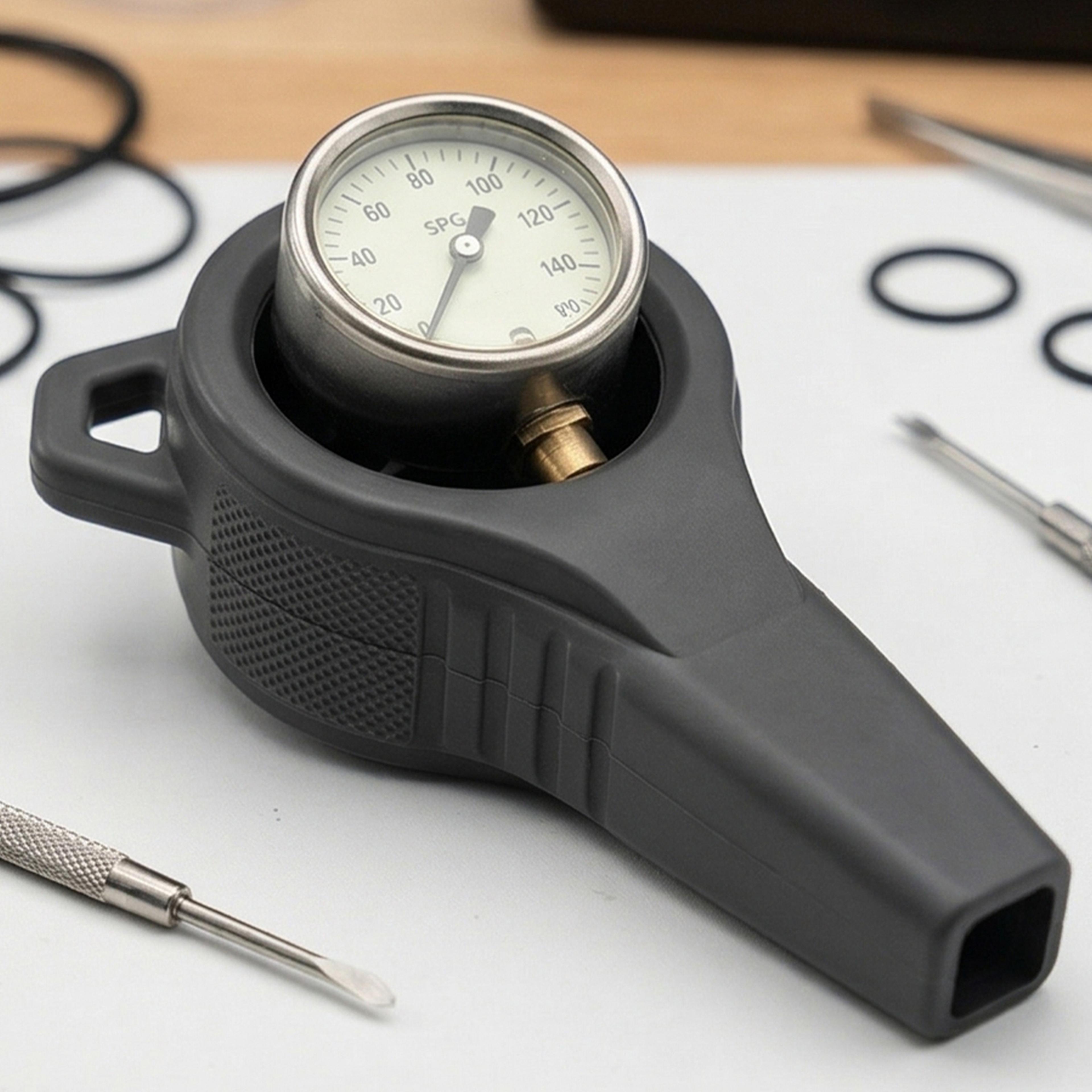 Scuba Pressure Gauge Boot Protector For SPG Anti Scratch Scuba Gauge Cover With Hook Hole 1