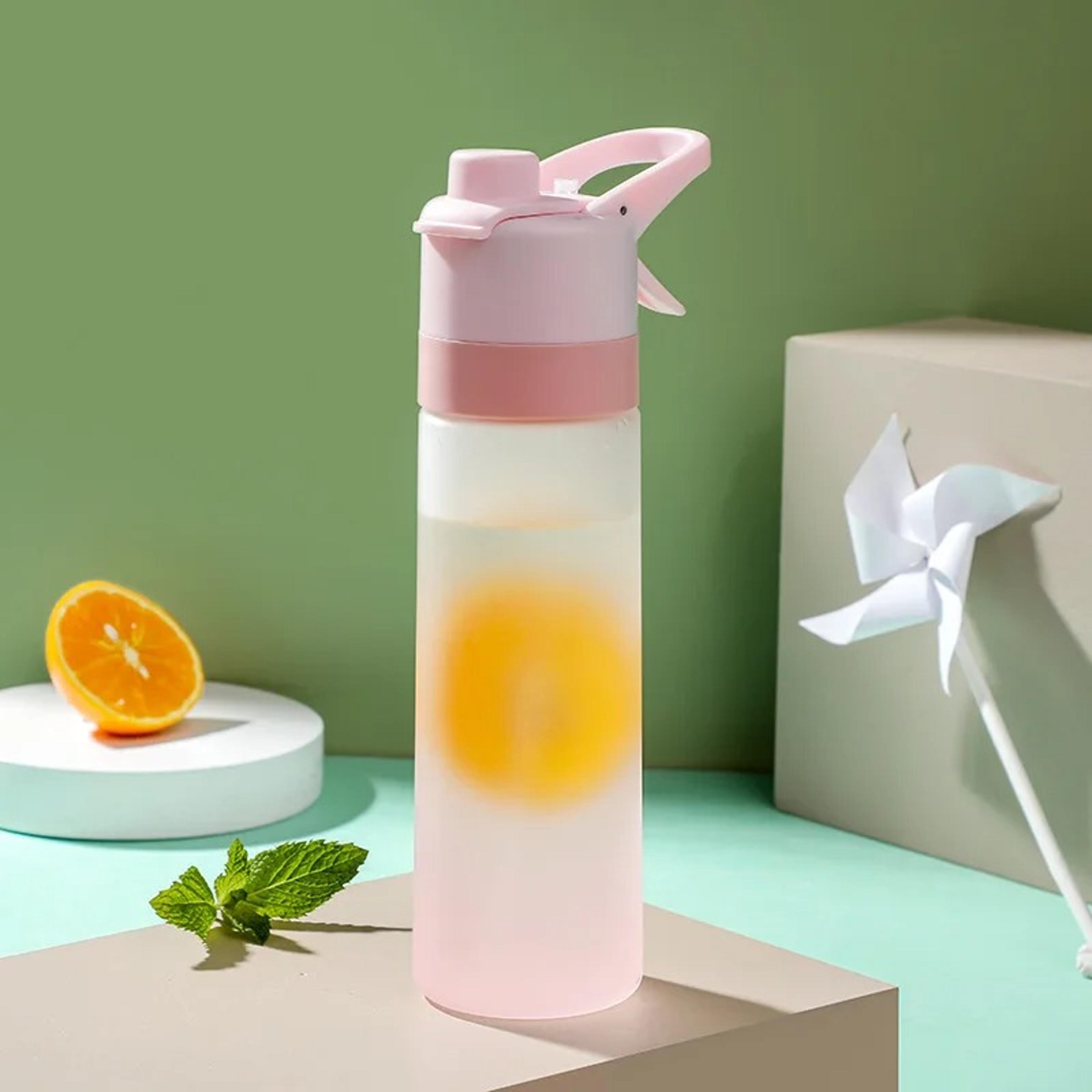 HydraMist Spray Water Bottle Dual Mist Sports Gym Water Bottle For Fitness Hiking  Outdoor Travel 3