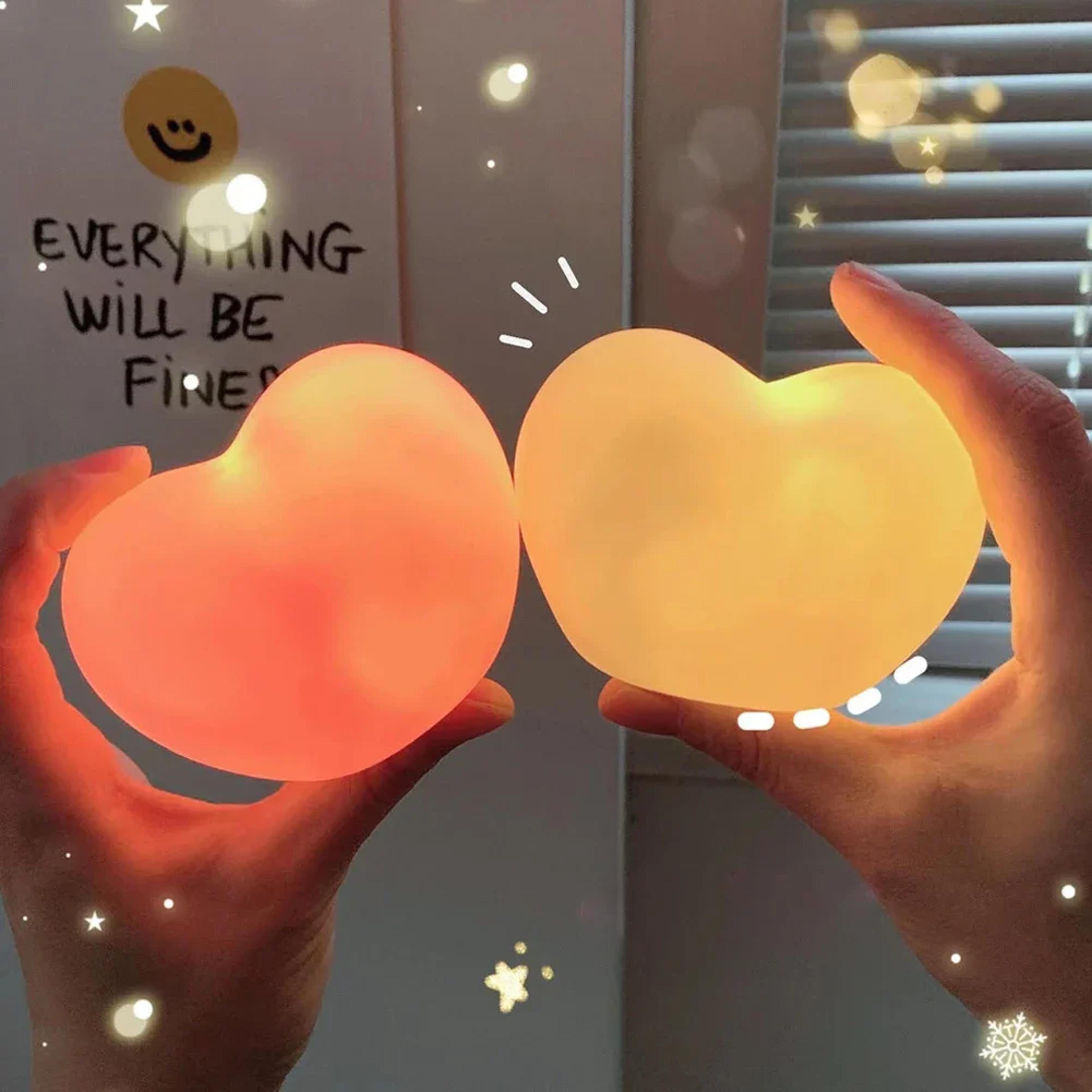 Romantic Heart LED Lamp Night Light For Weddings Bedrooms  Special Occasions 1