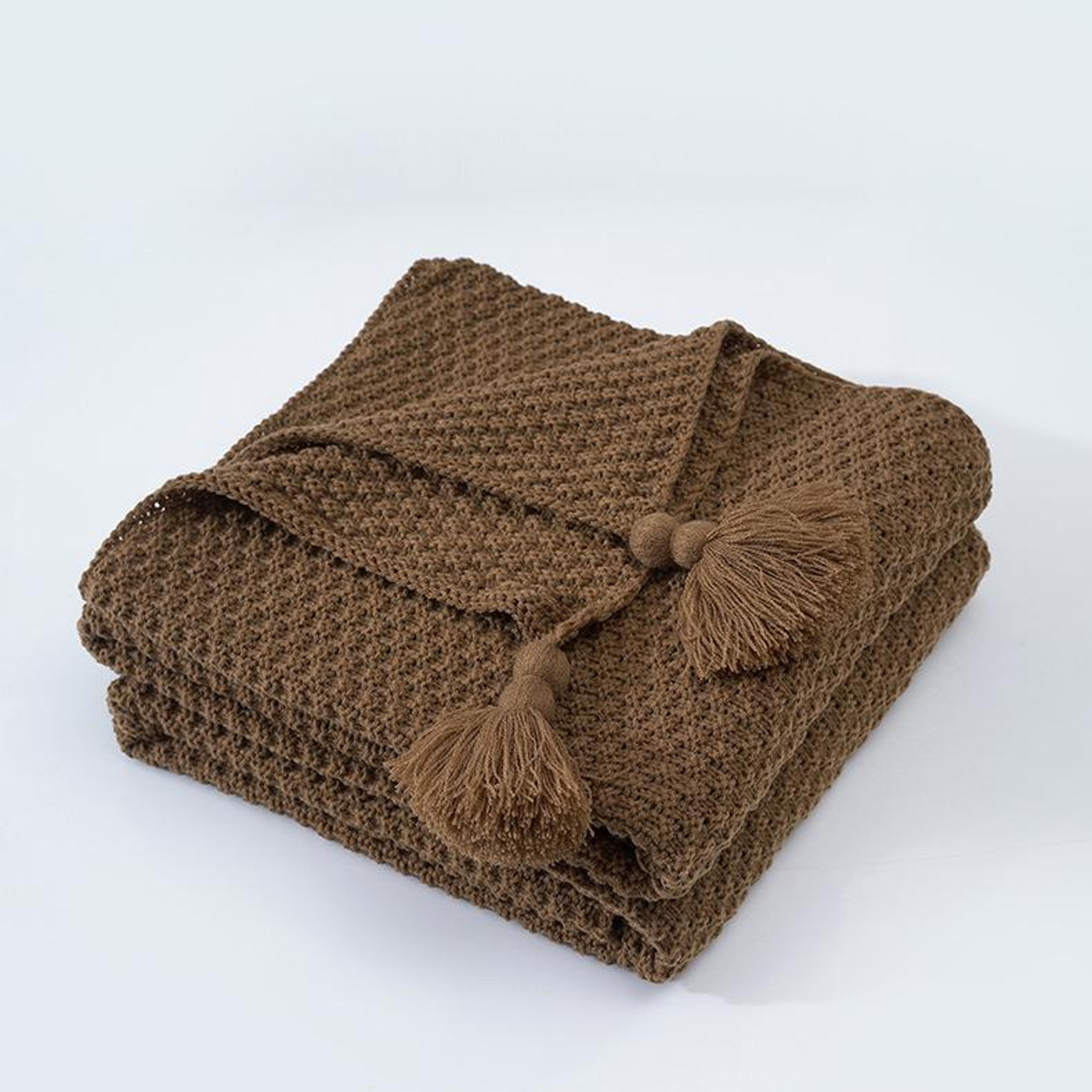 Cozy Knitted Throw Blanket Nordic Soft Plaid Sofa Blanket For Bed Couch  Office Nap 1