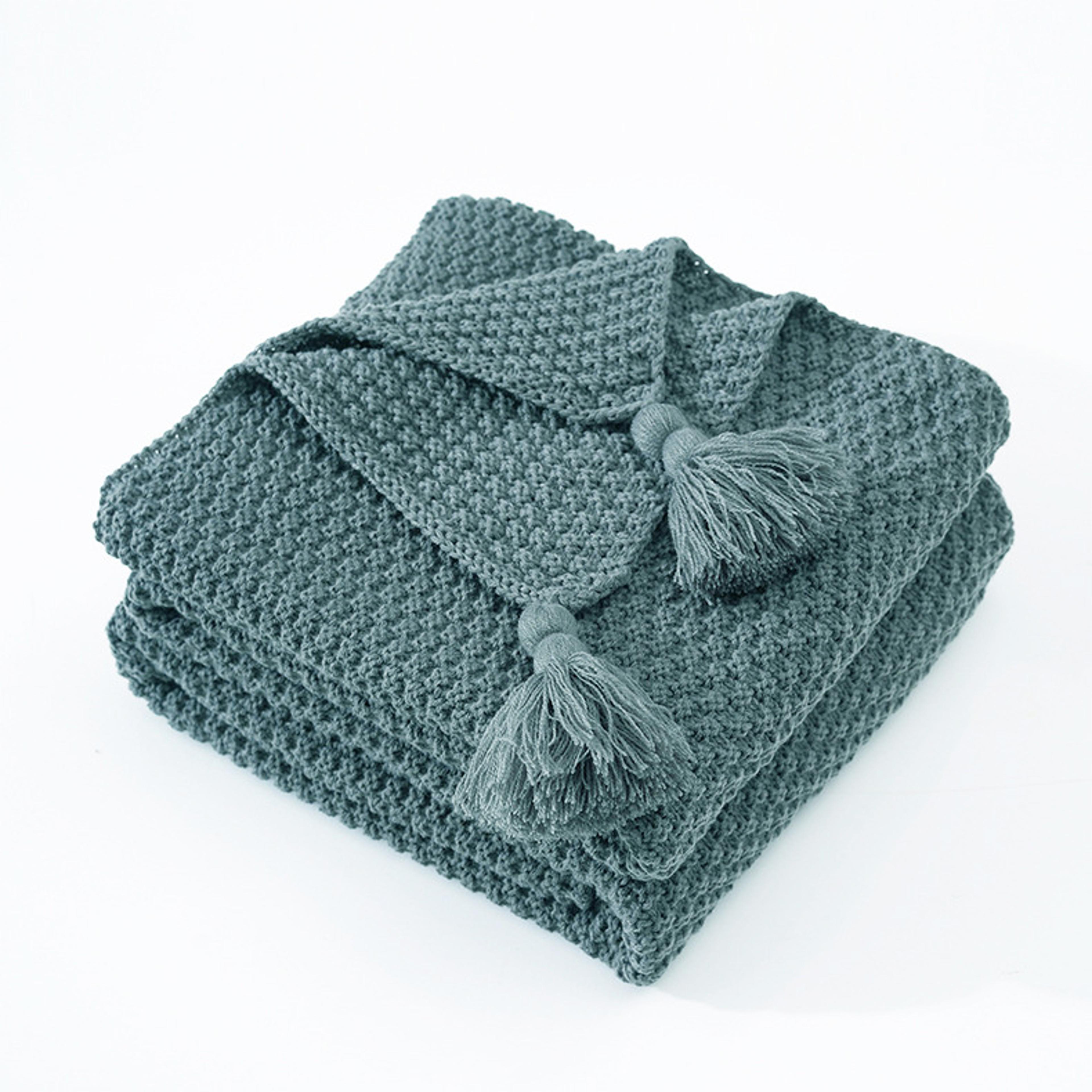 Cozy Knitted Throw Blanket Nordic Soft Plaid Sofa Blanket For Bed Couch  Office Nap 2