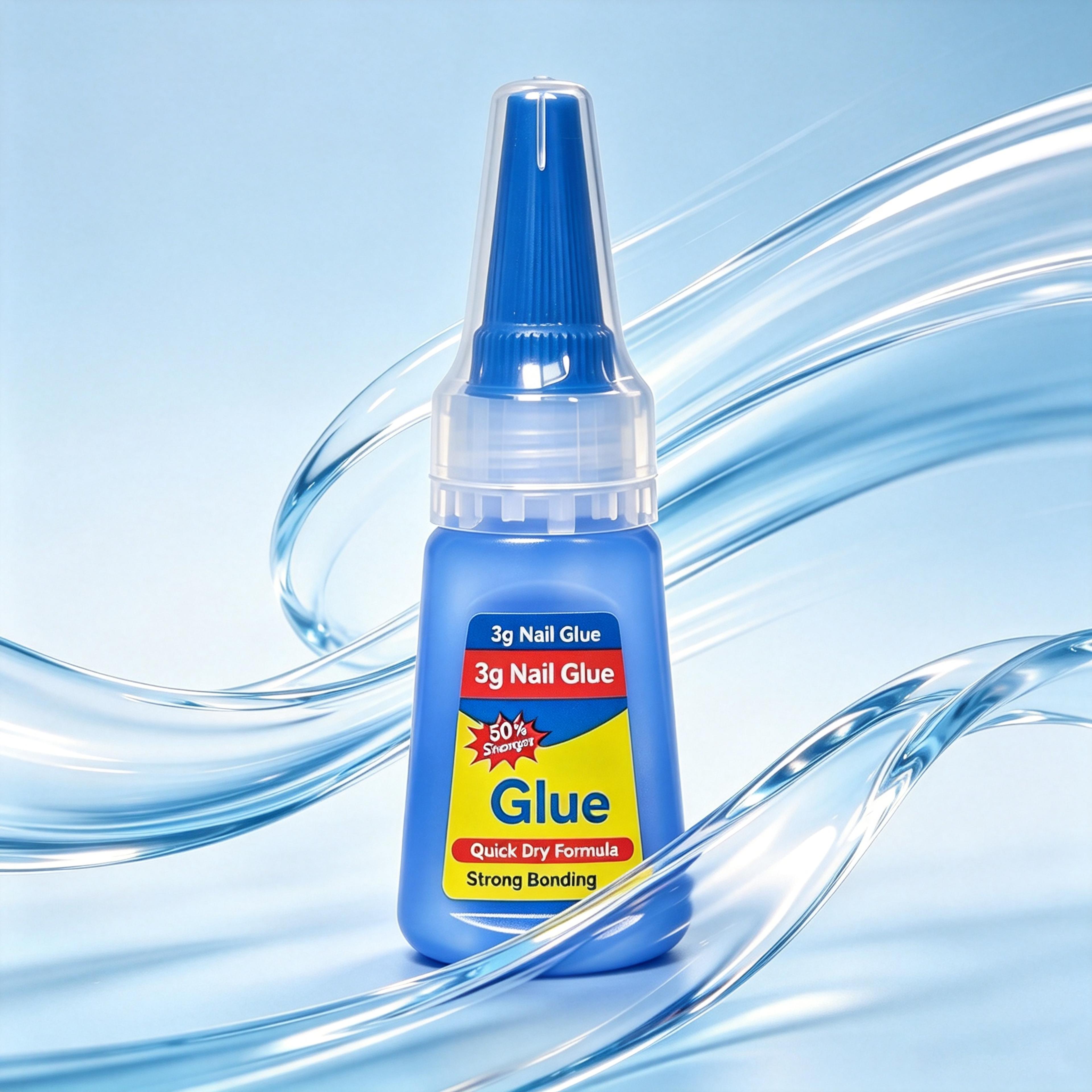 quick dry super glue strong multi purpose instant adhesive for wood, metal, rubber and leather