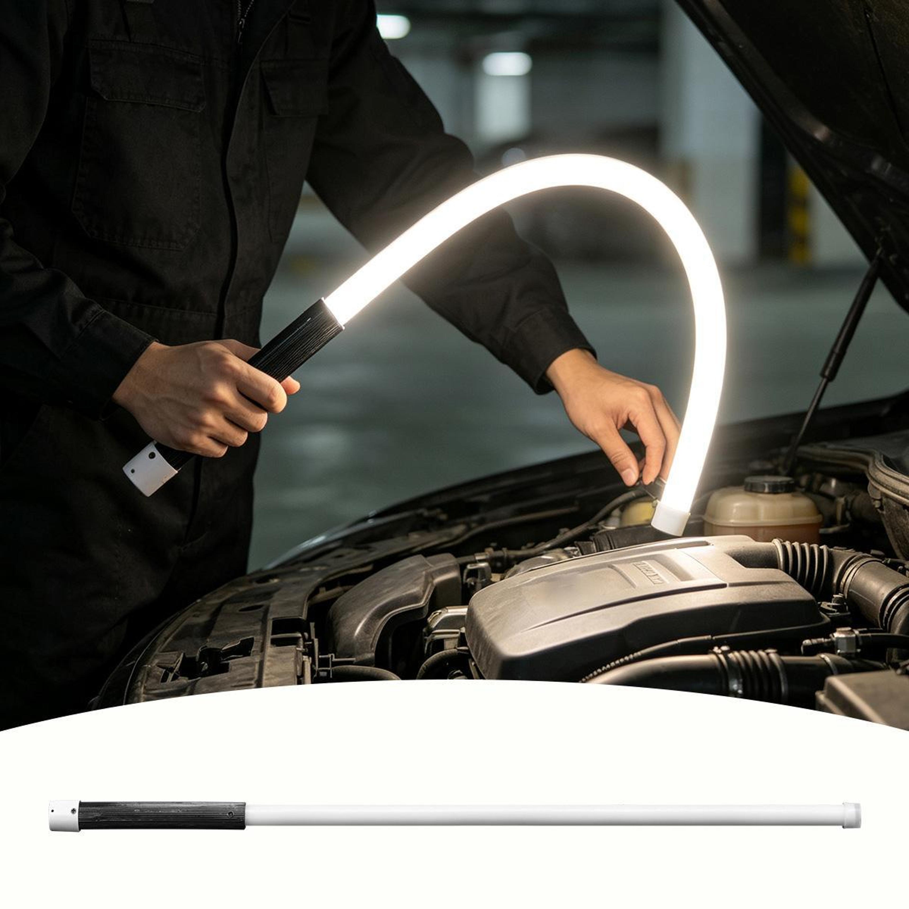 rechargeable flexible led work light with usb c charging for car repair