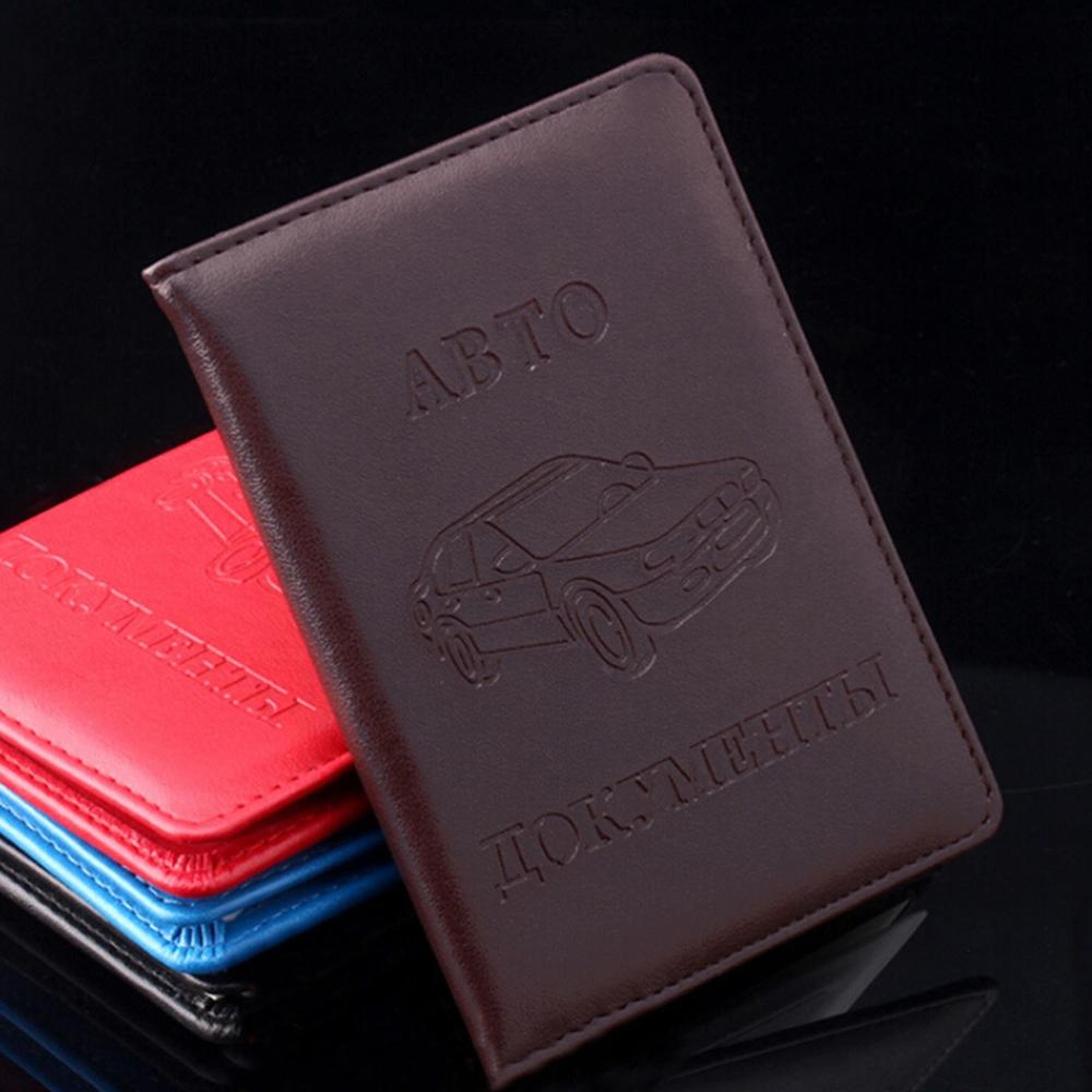 faux leather driving license card holder wallet for men and women