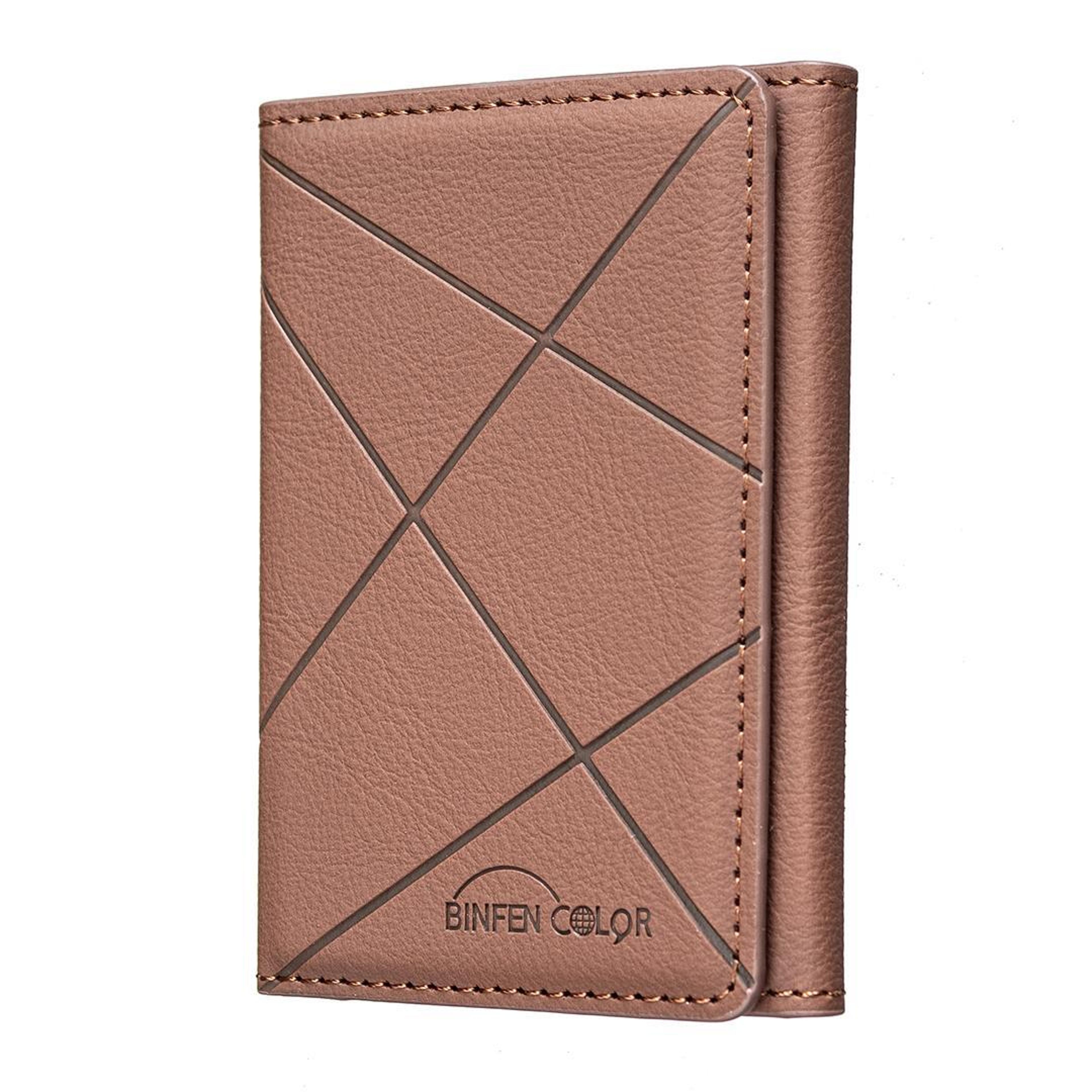 diamond embossed magsafe magnetic leather card holder wallet with phone stand
