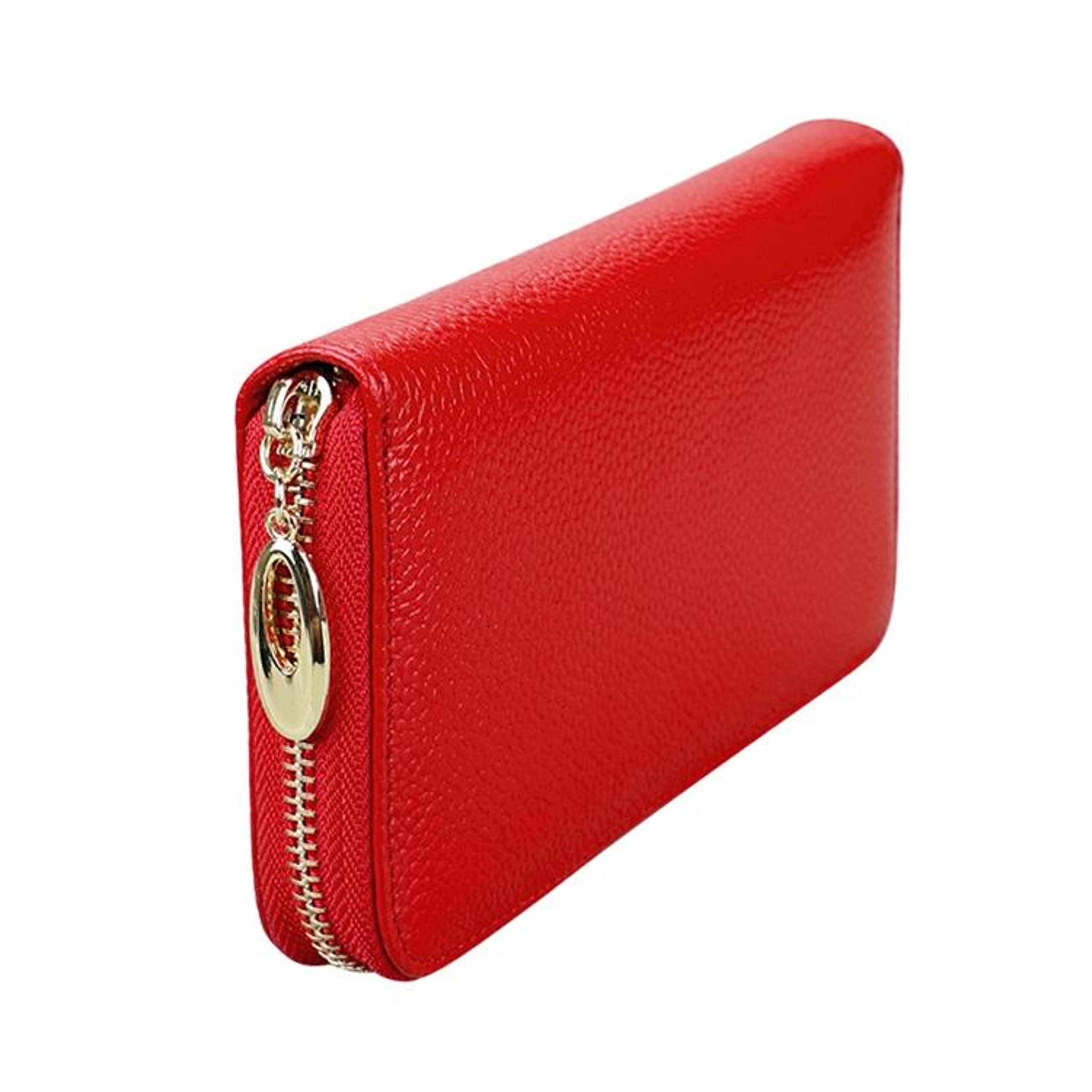 Womens Wallet Purse With Card Slots And Litchi Texture 5