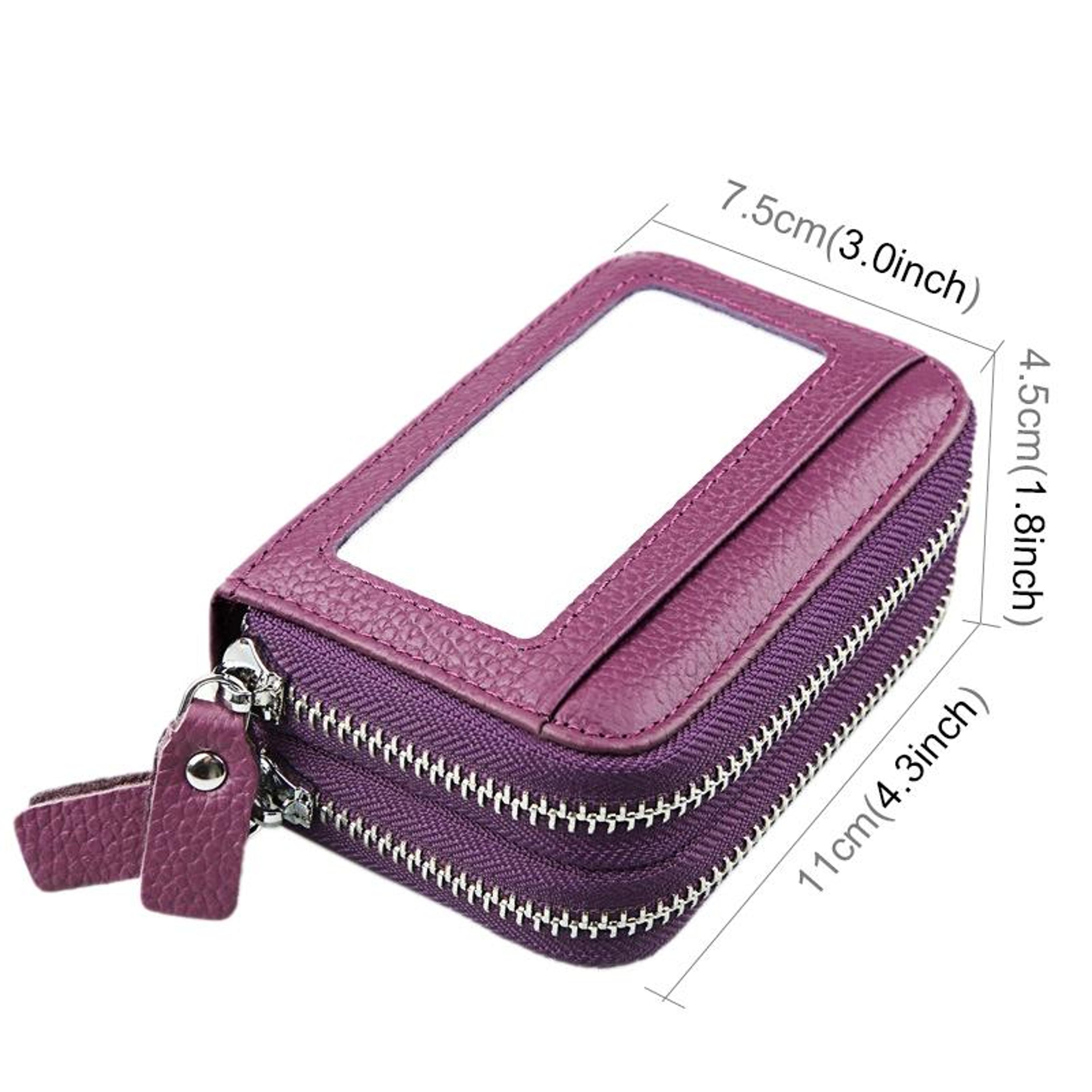 Genuine Cowhide Leather RFID Blocking Wallet With 11 Card Slots And Coin Pocket 2