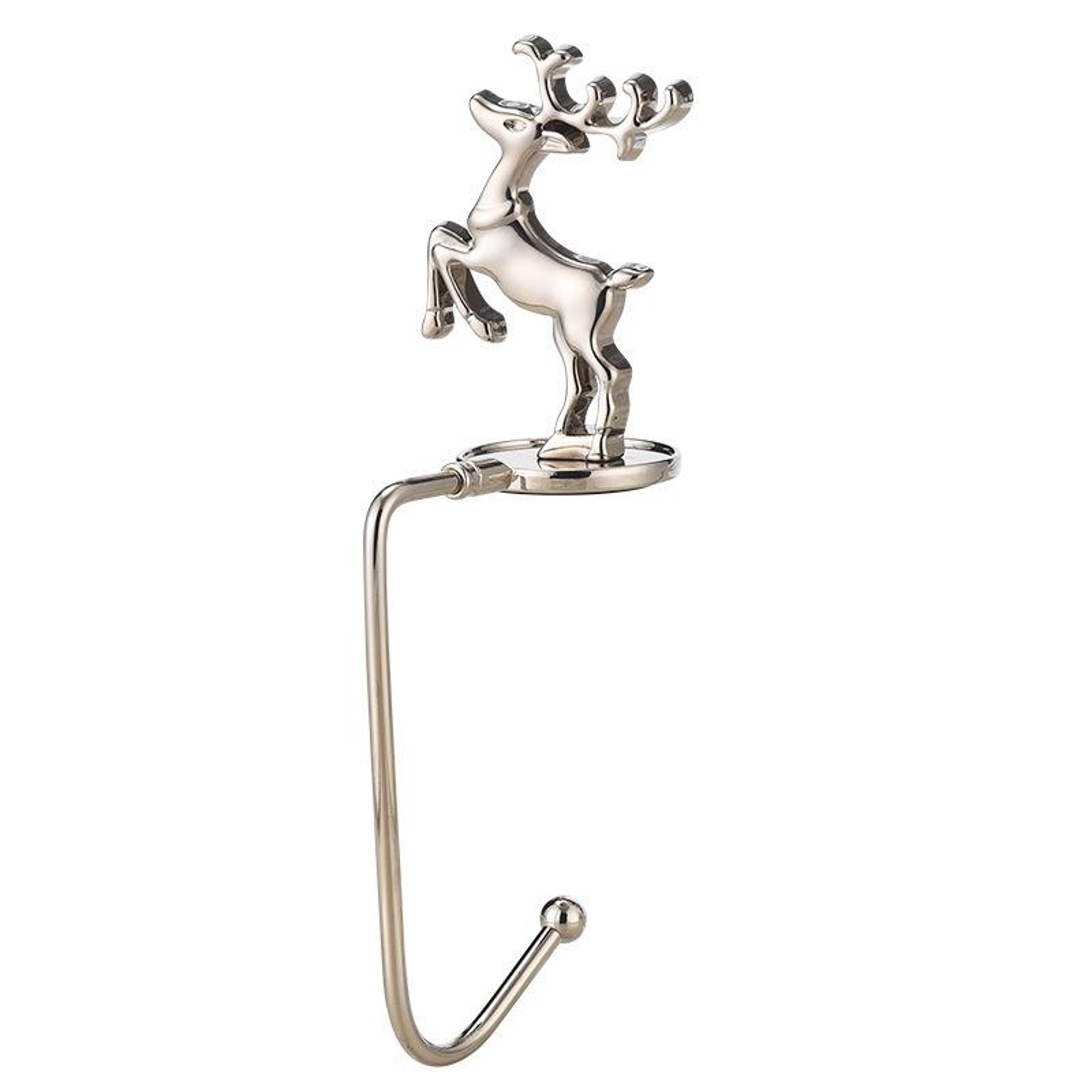 christmas decorative iron hooks with festive cartoon design