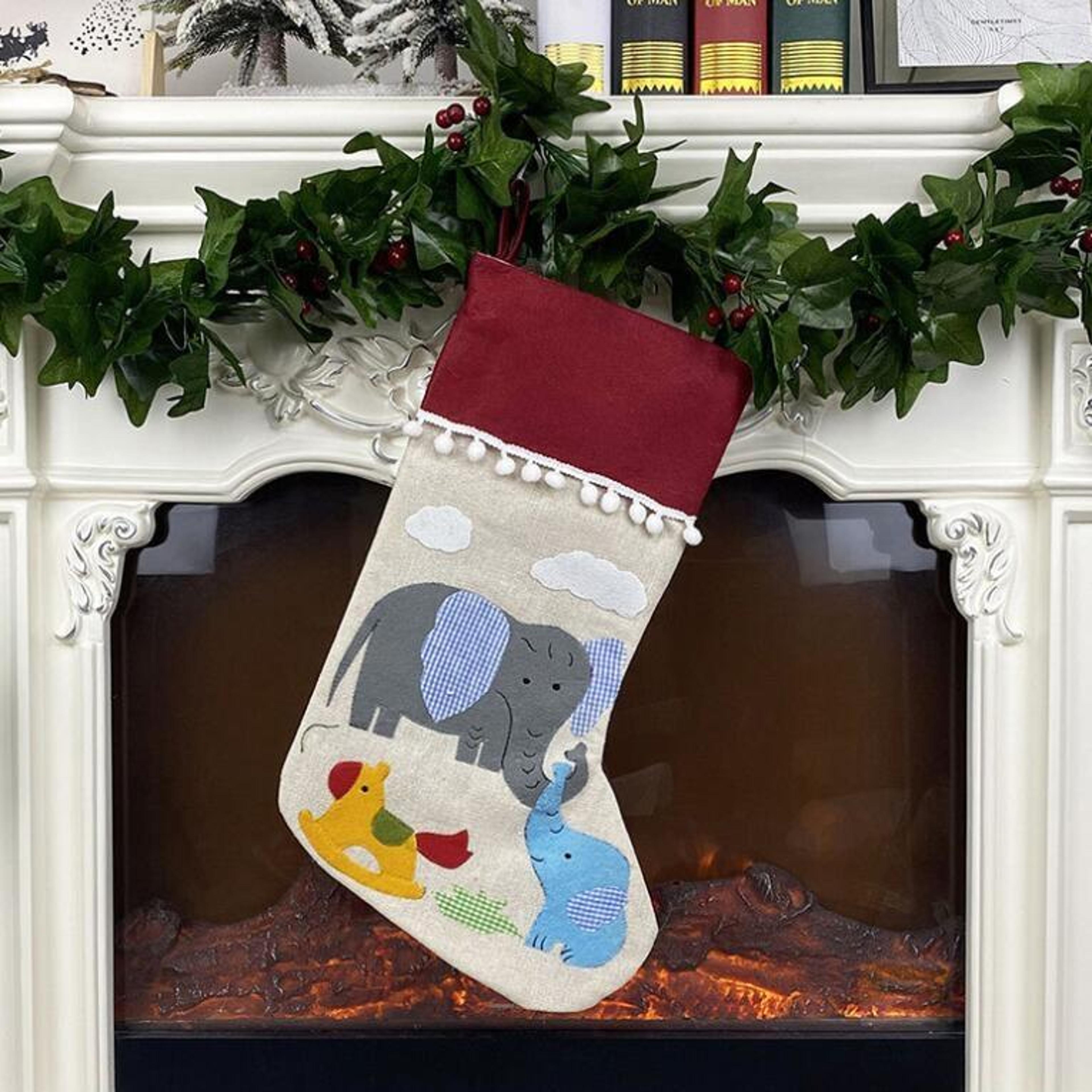 christmas stocking gift bag for holiday decorations & gifts