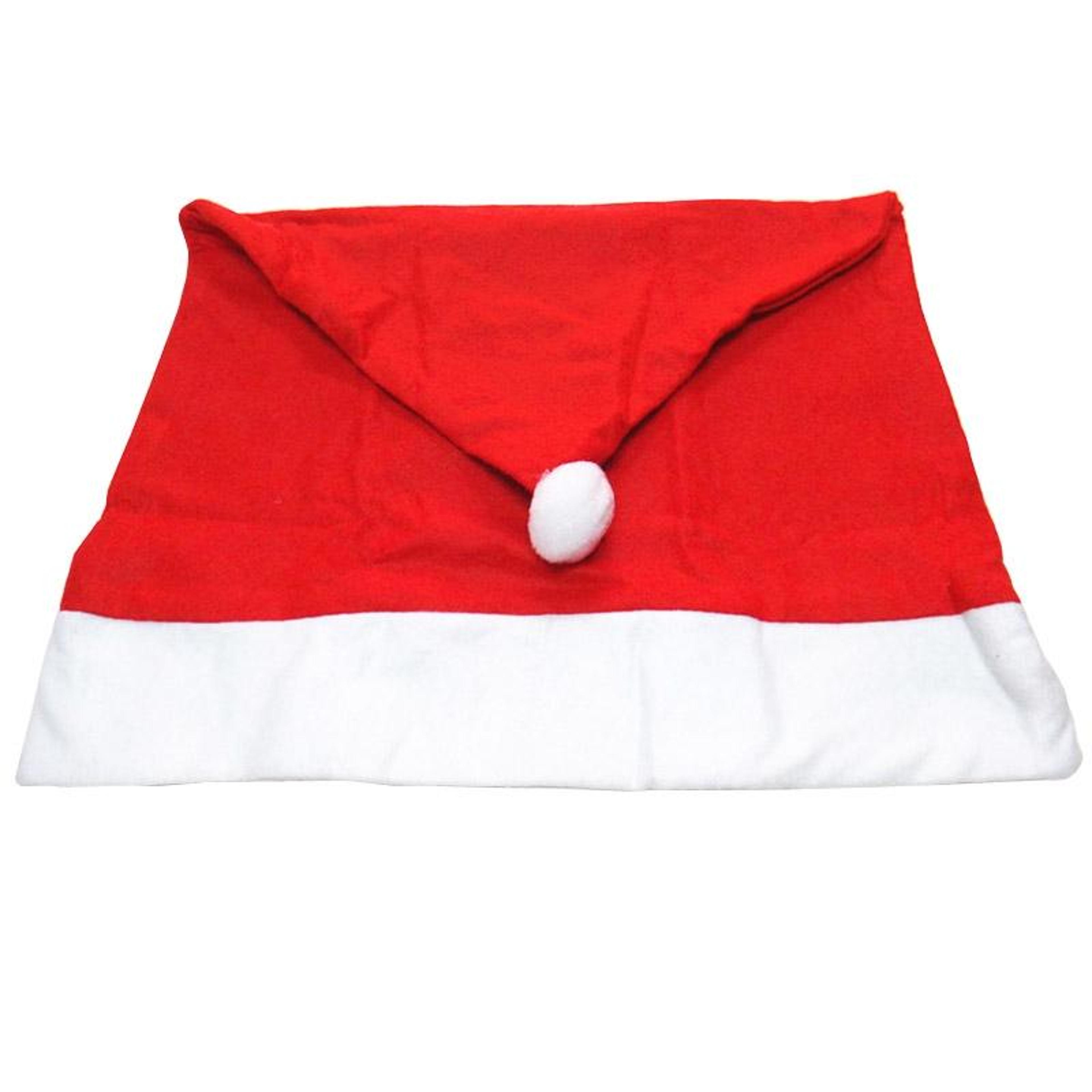 Red Hat Christmas Chair Cover For Festive Holiday Decorations 2