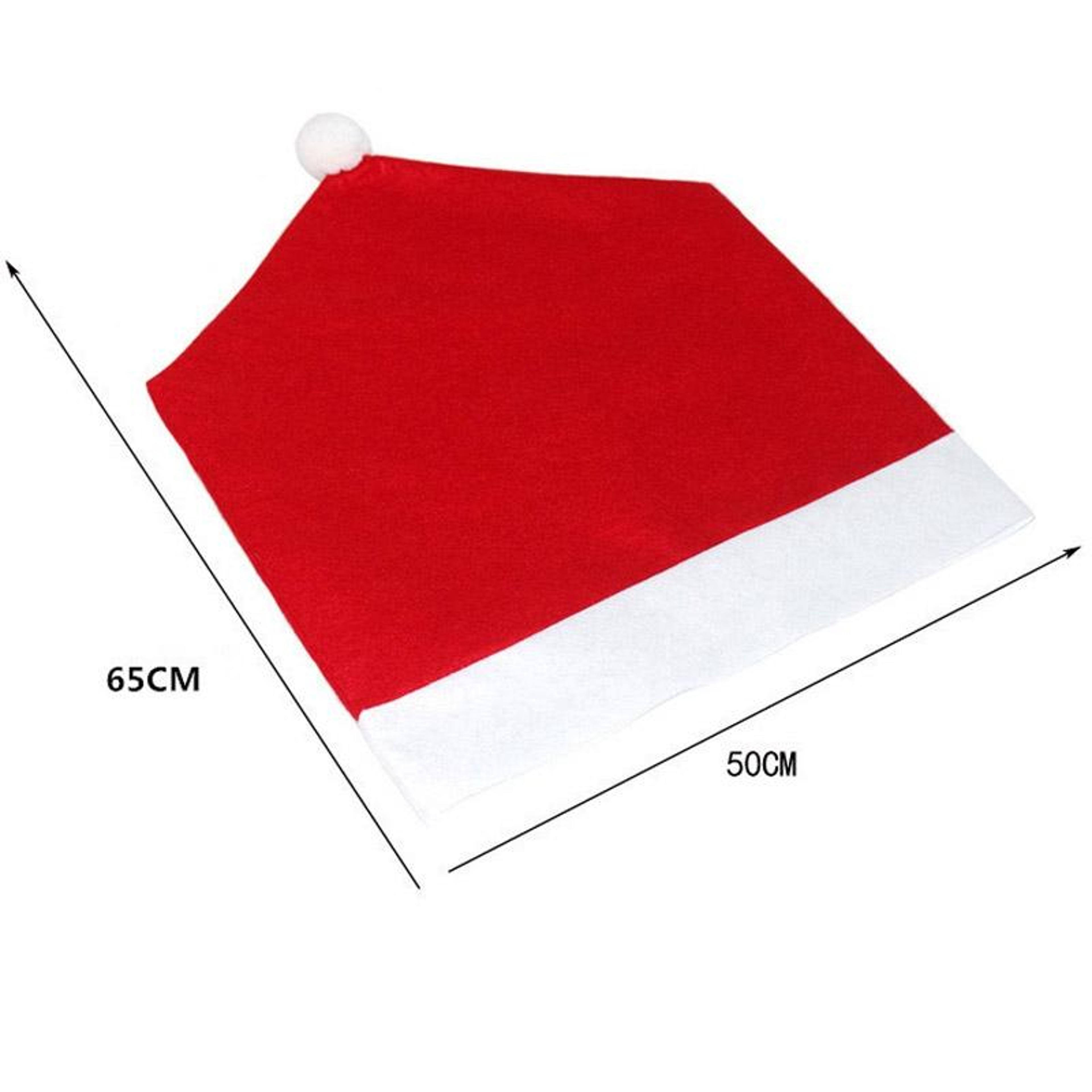Red Hat Christmas Chair Cover For Festive Holiday Decorations 3