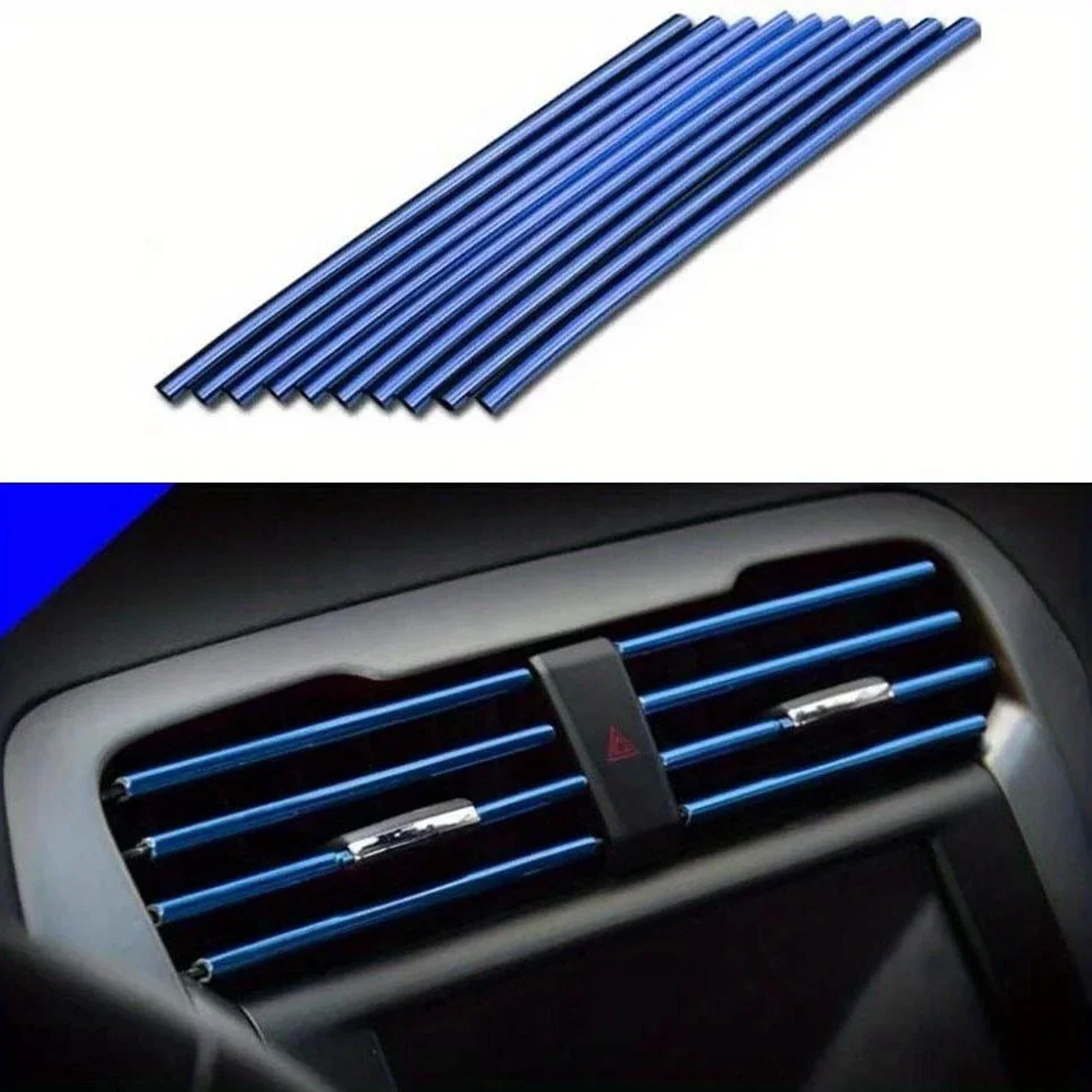 Car Air Vent Trim Strips Universal Waterproof Interior Vent Decoration 6