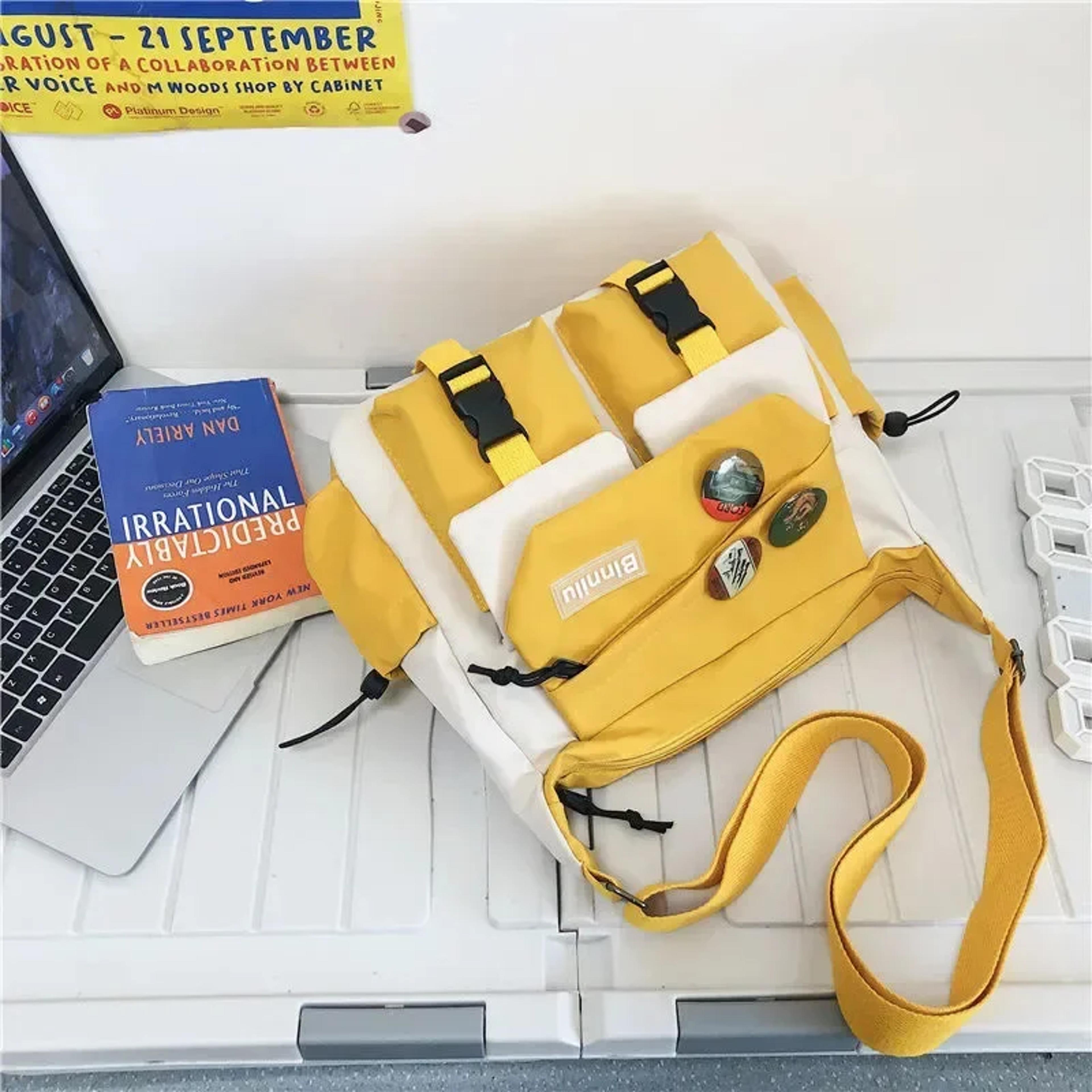 Harajuku Nylon Crossbody Messenger Bag For School And Everyday Carry 6