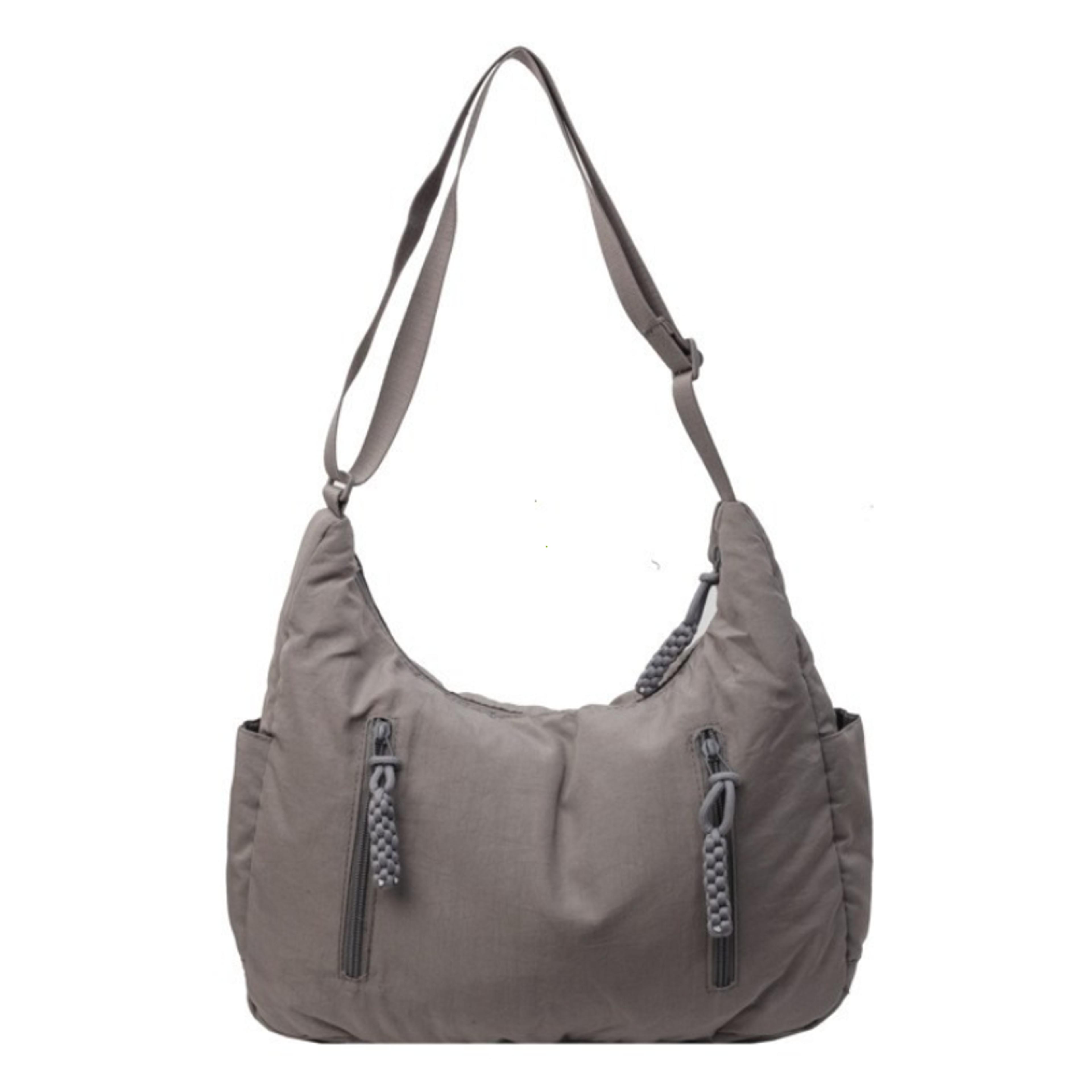 Soft Cloth Shoulder Bag Large Casual Crossbody Handbag For Women 4