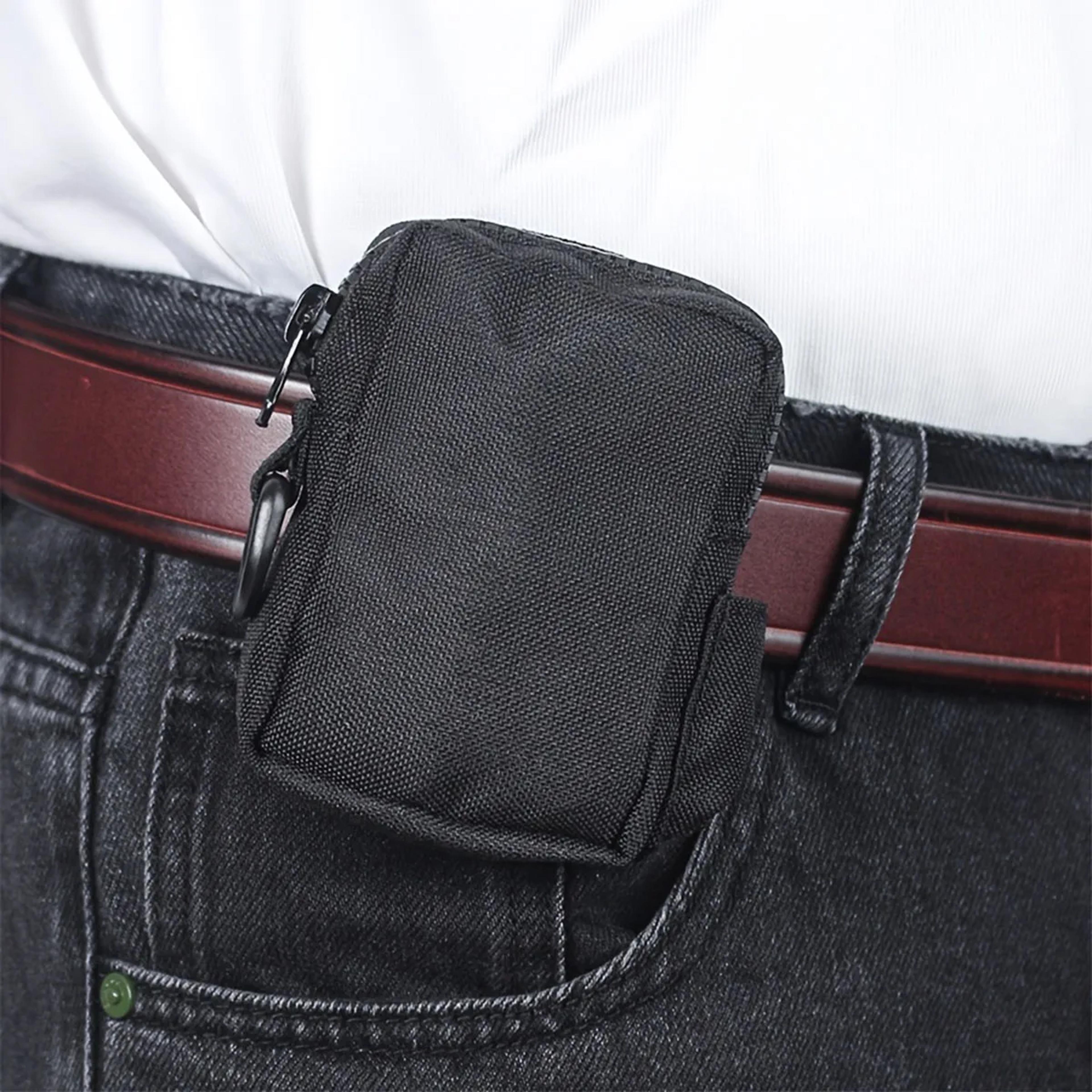oxford tactical waist bag unisex solid color card and coin pouch
