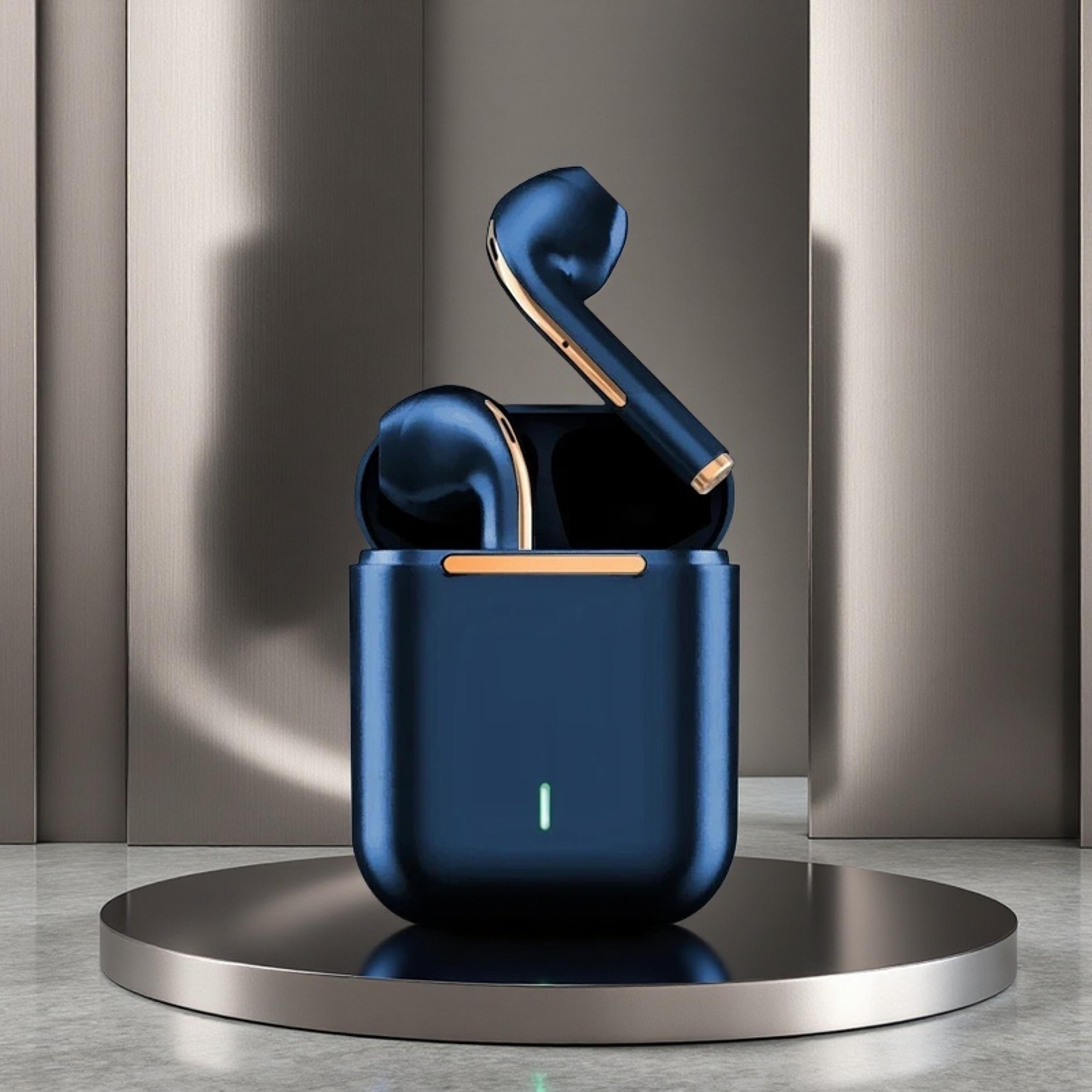 true wireless noise cancelling earbuds with bluetooth and microphone