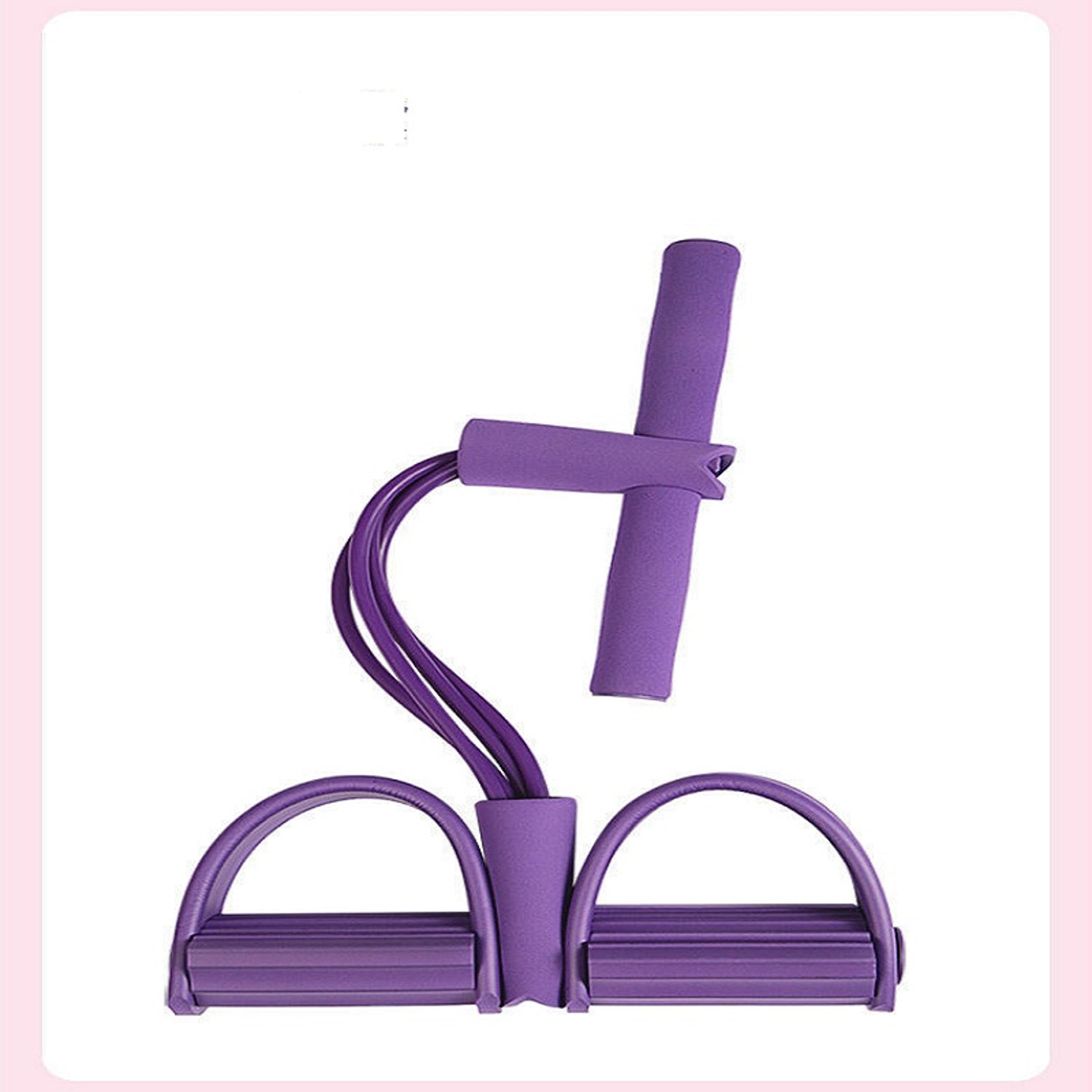 four tube pedal resistance band for full body strength training