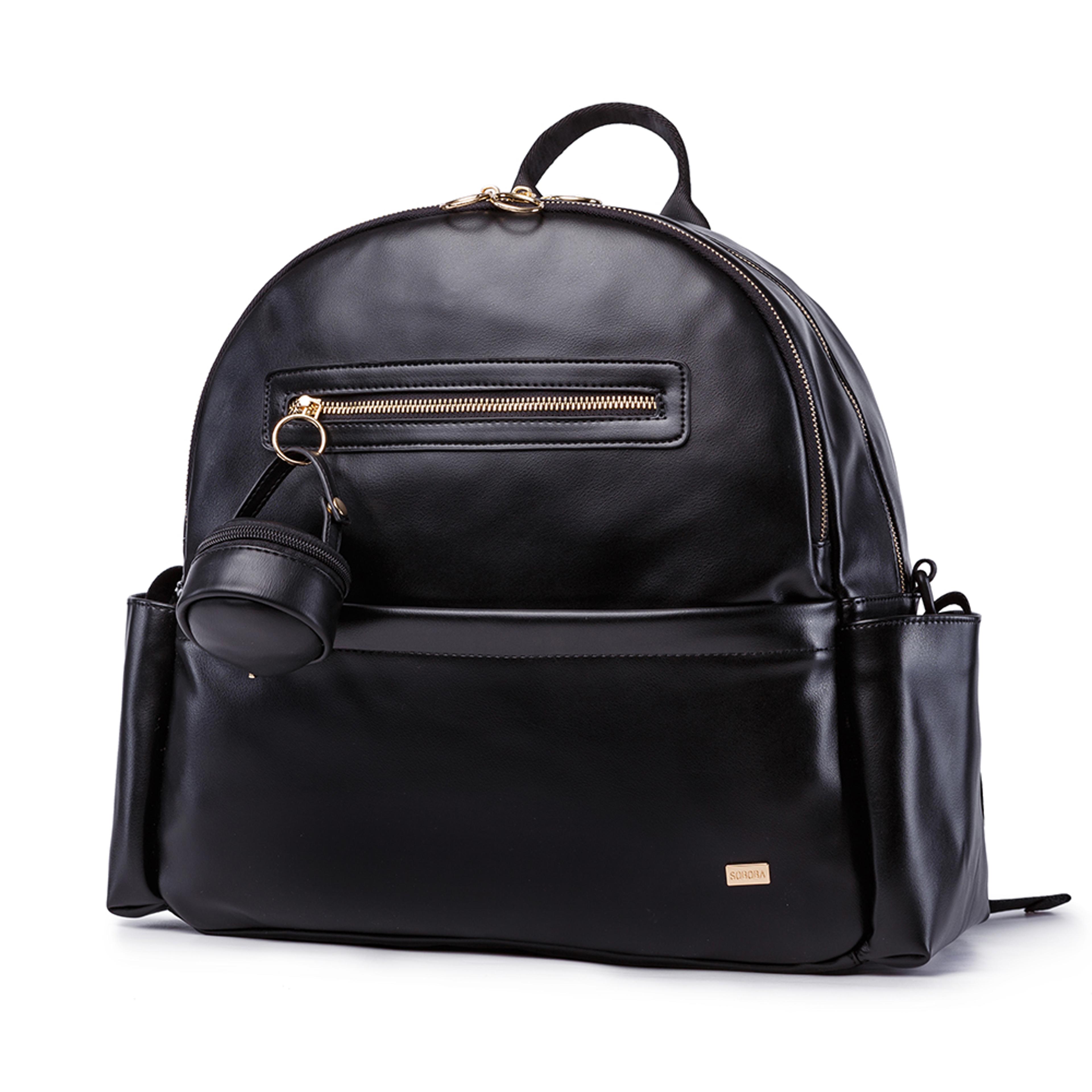 waterproof travel diaper backpack bag with pacifier bag and changing pad