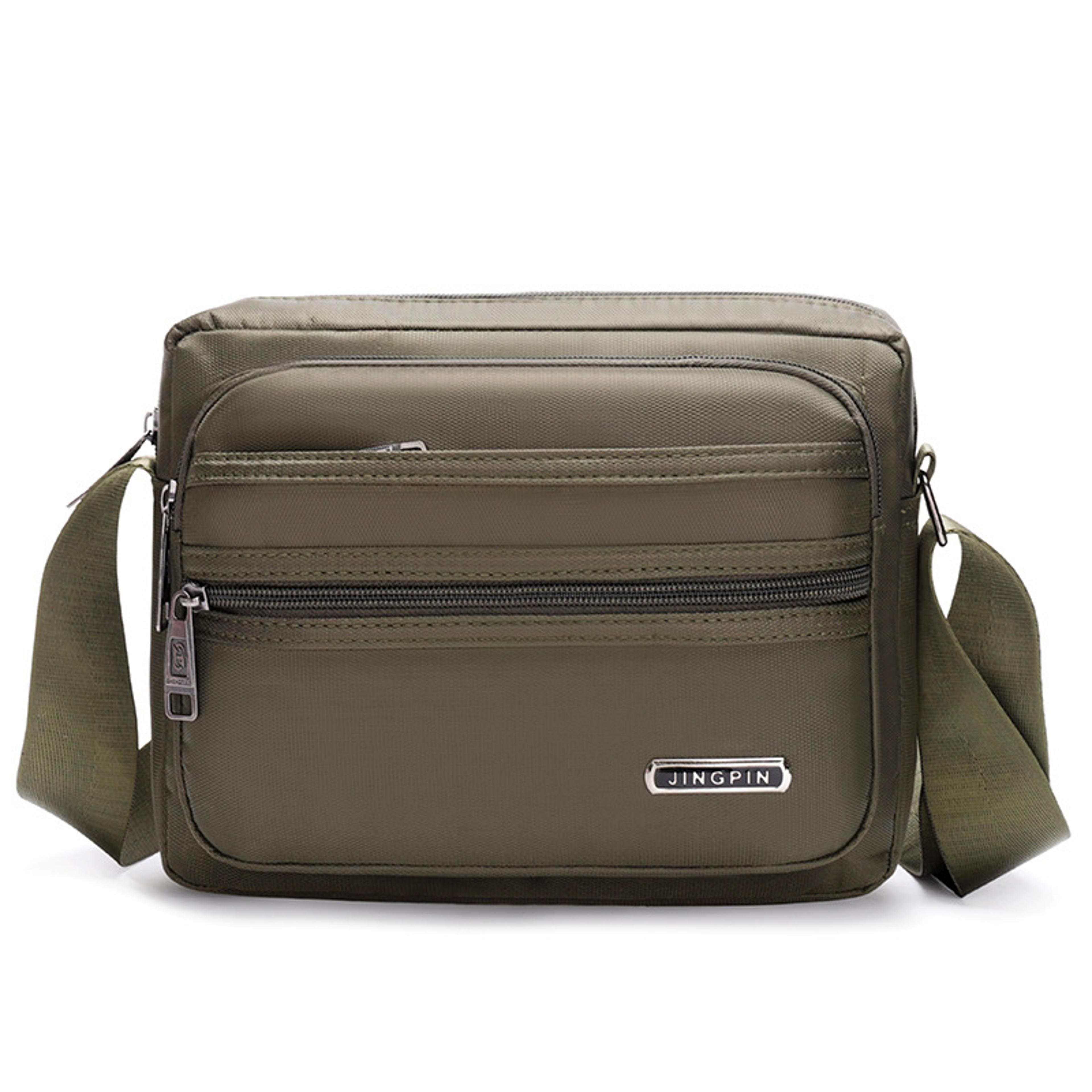 waterproof nylon crossbody bag casual men messenger bag satchel