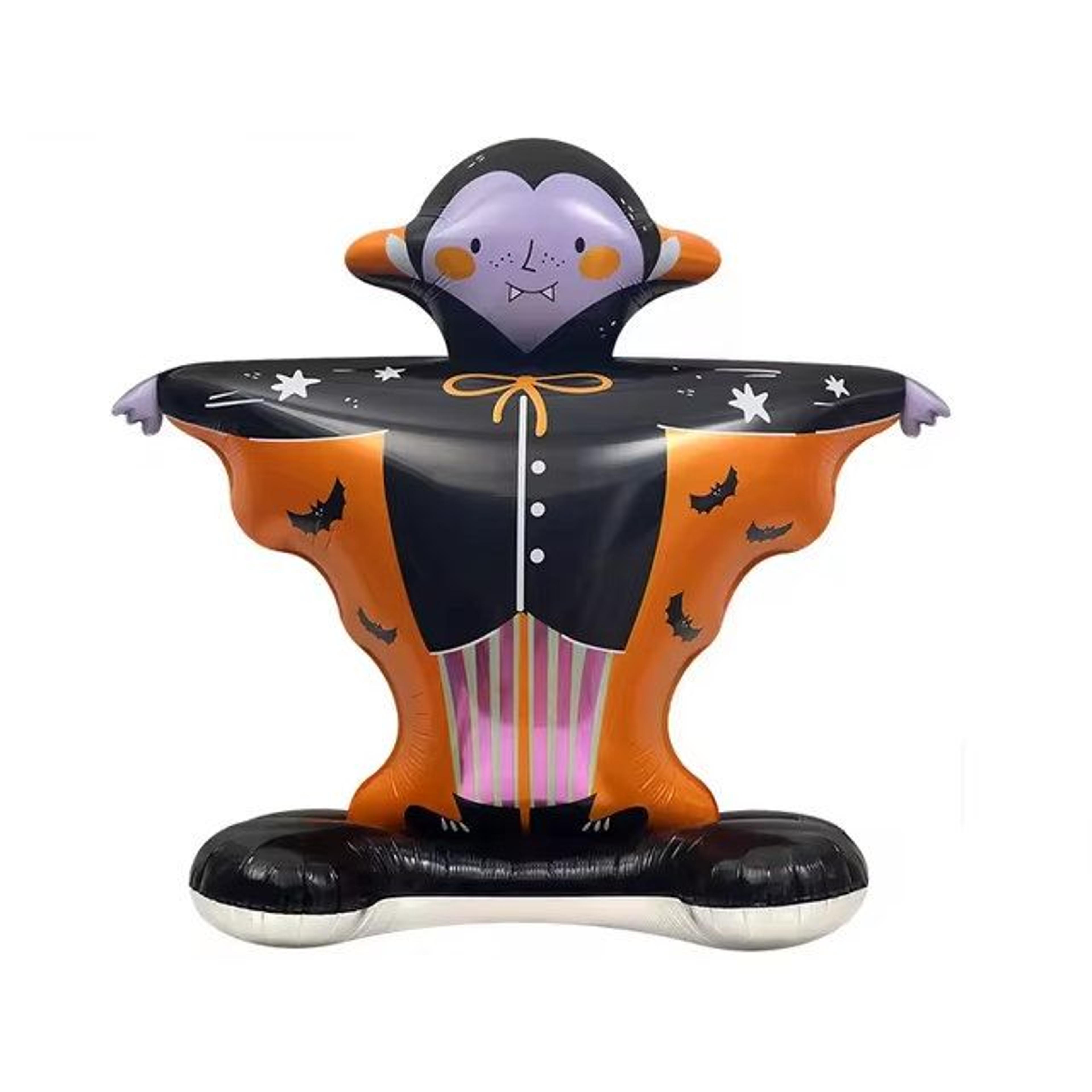 halloween vampire standing foil balloon decoration for spooky party decor
