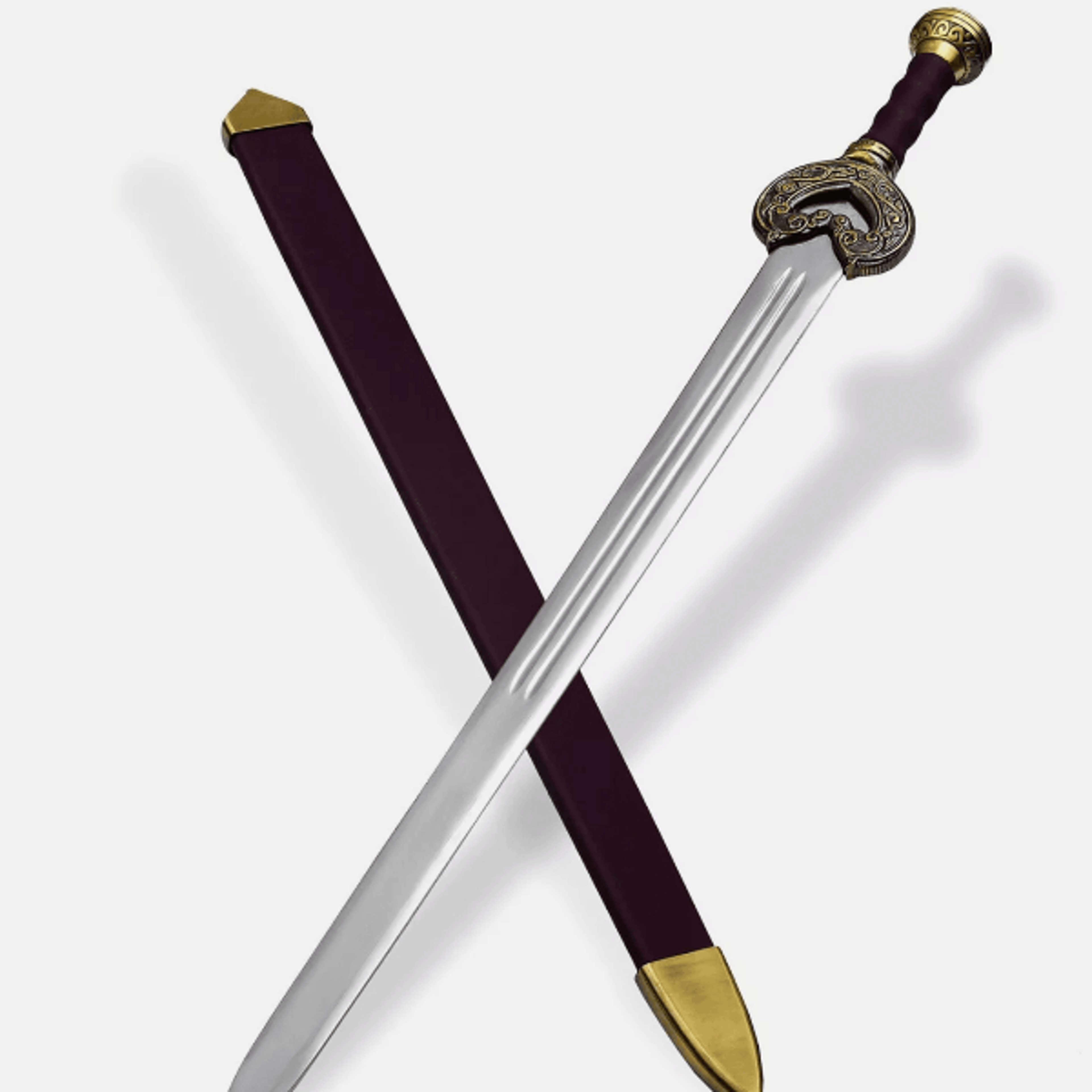 handmade king theoden herugrim sword – stainless steel battle sword with scabbard