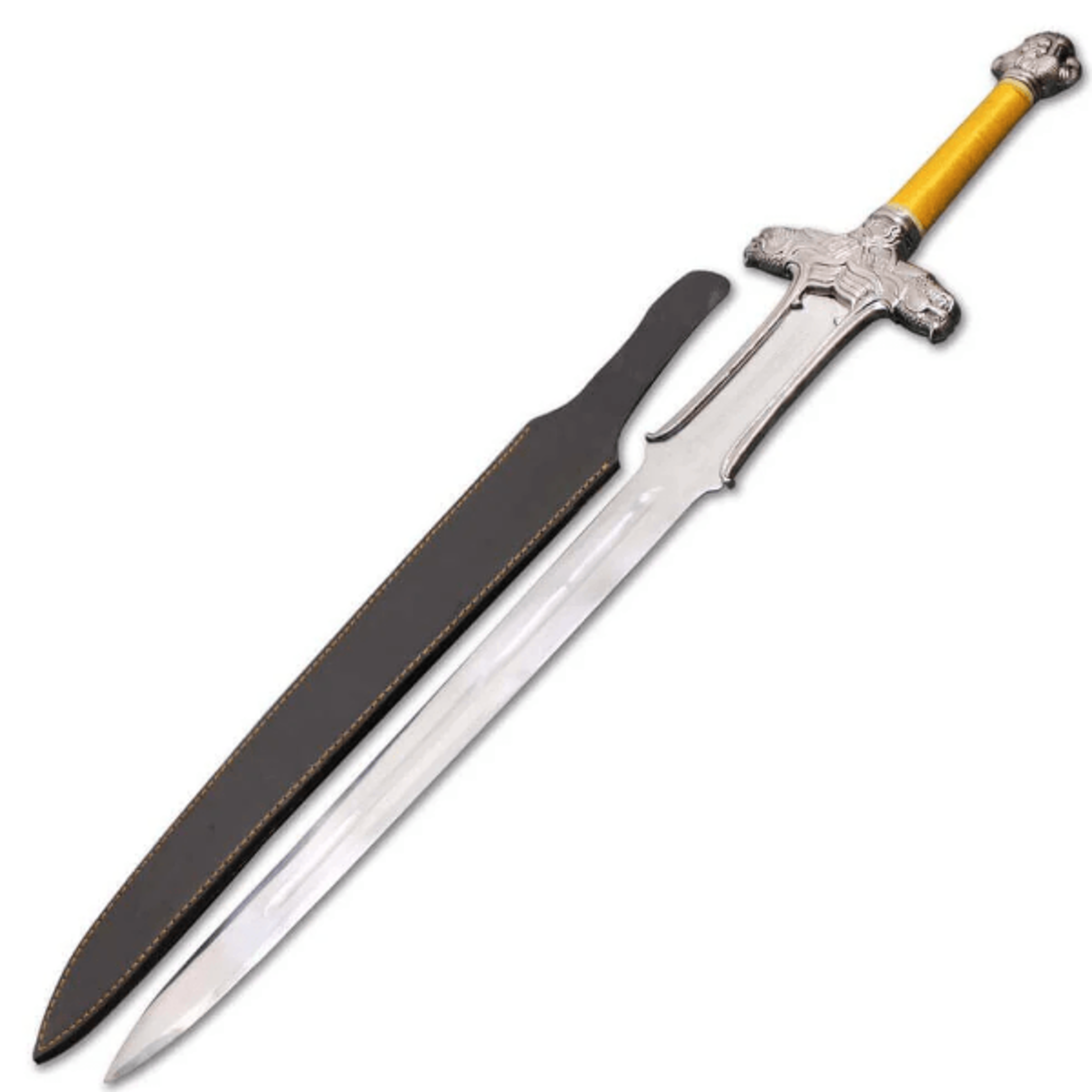 conan's atlantean bastard sword - stainless steel movie replica with sheath