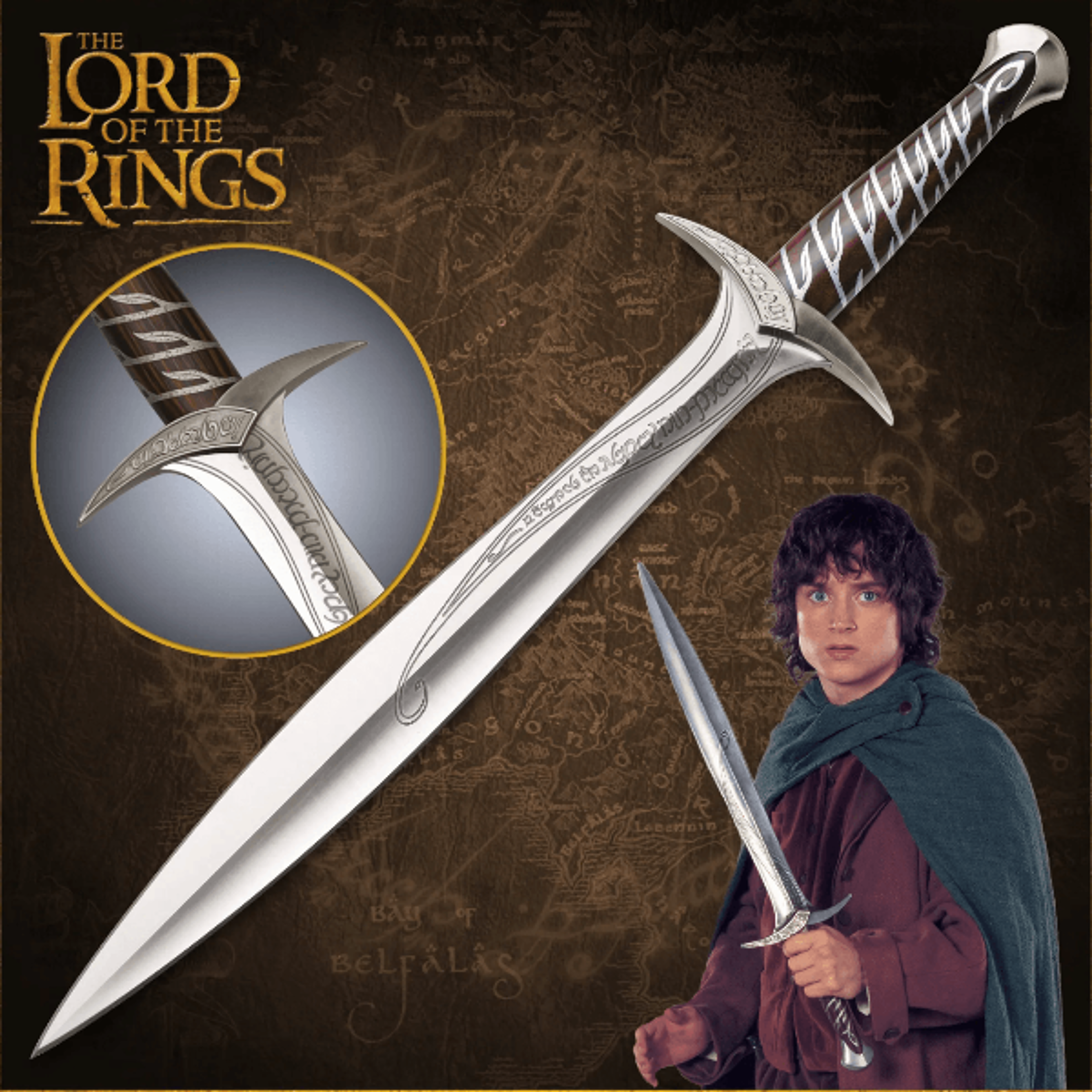 frodo s sting sword replica - authentic lord of the rings collectible
