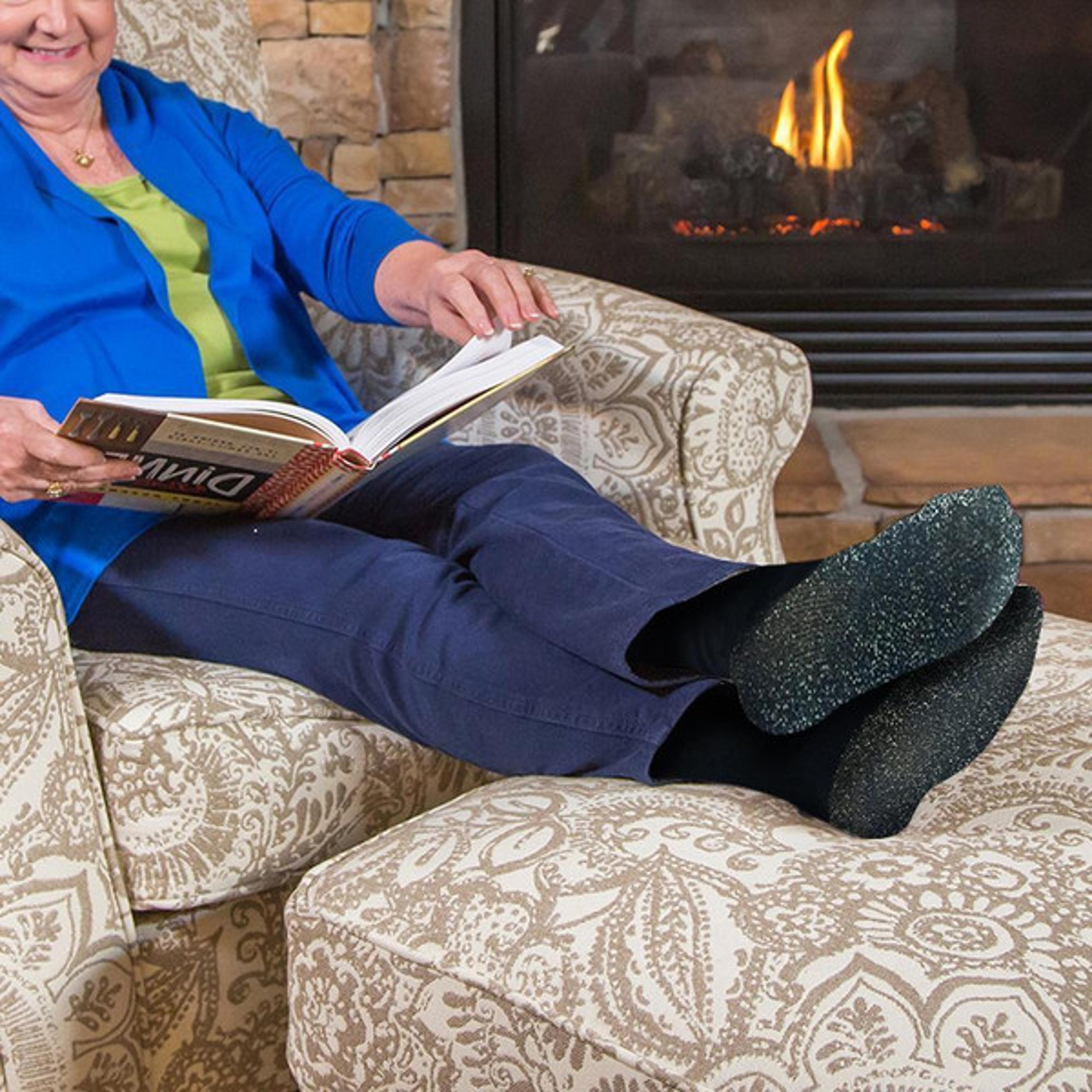compression socks with copper fibers