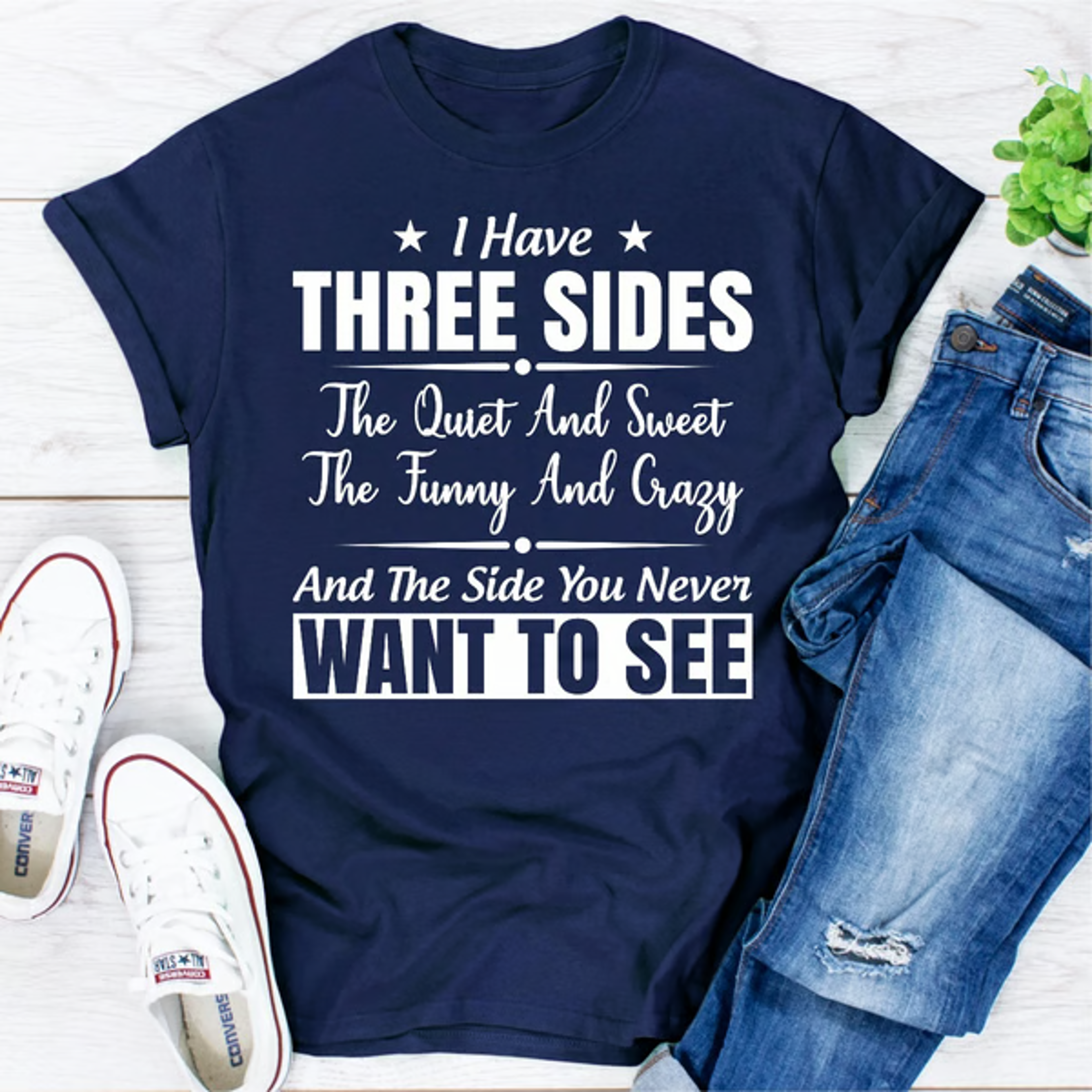 i have three sides