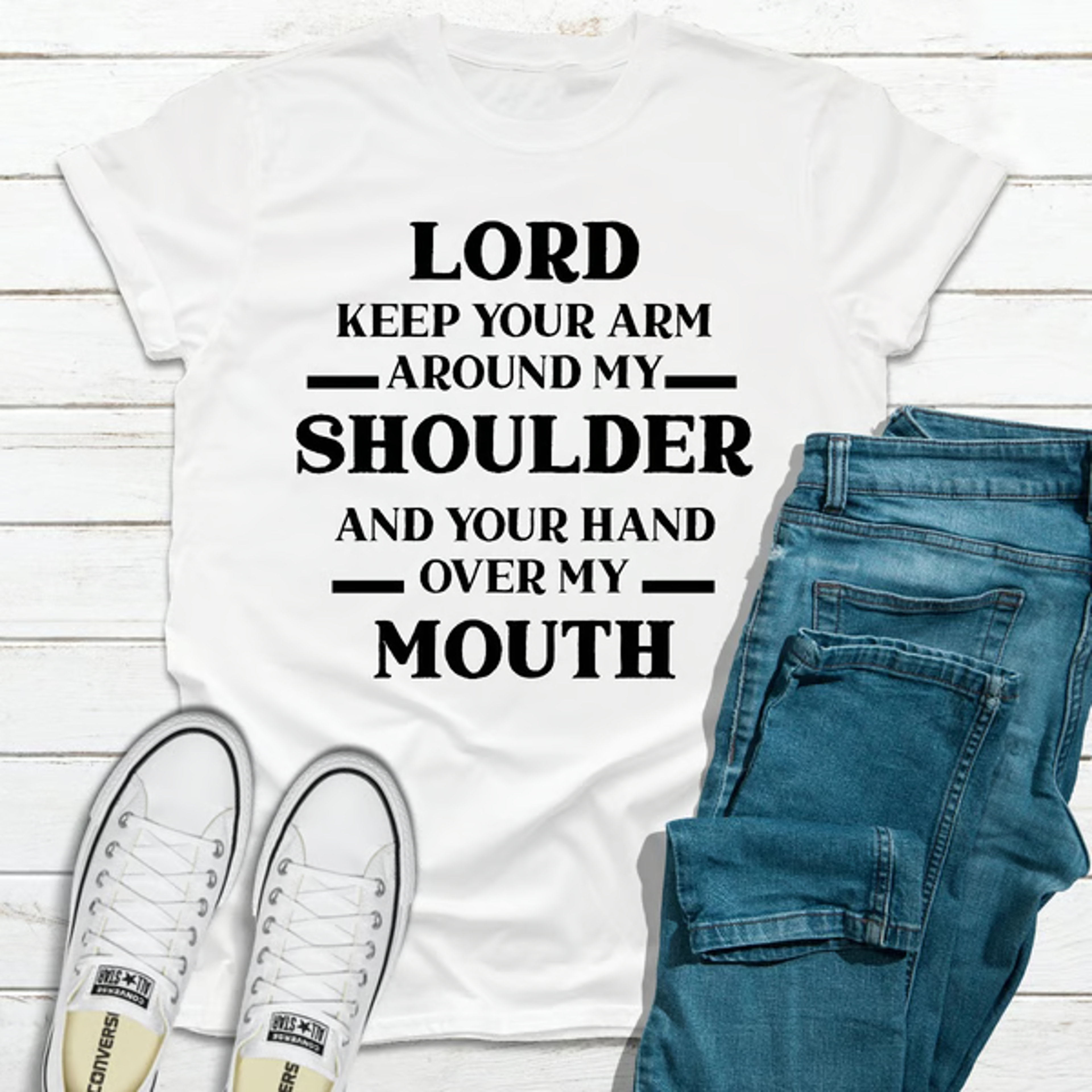 lord keep your arm around my shoulder