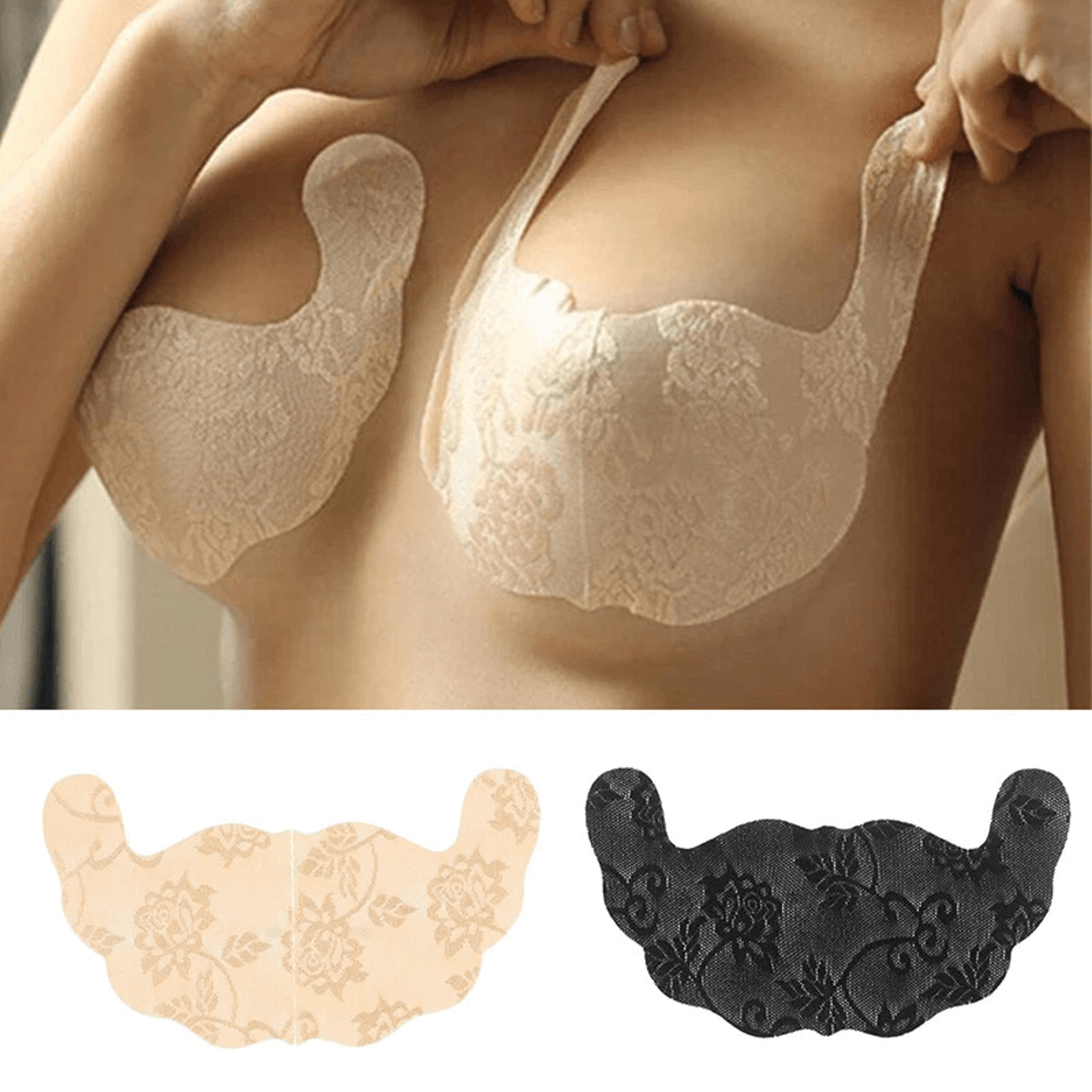 lace invisible bra adhesive tape for instant breast lift