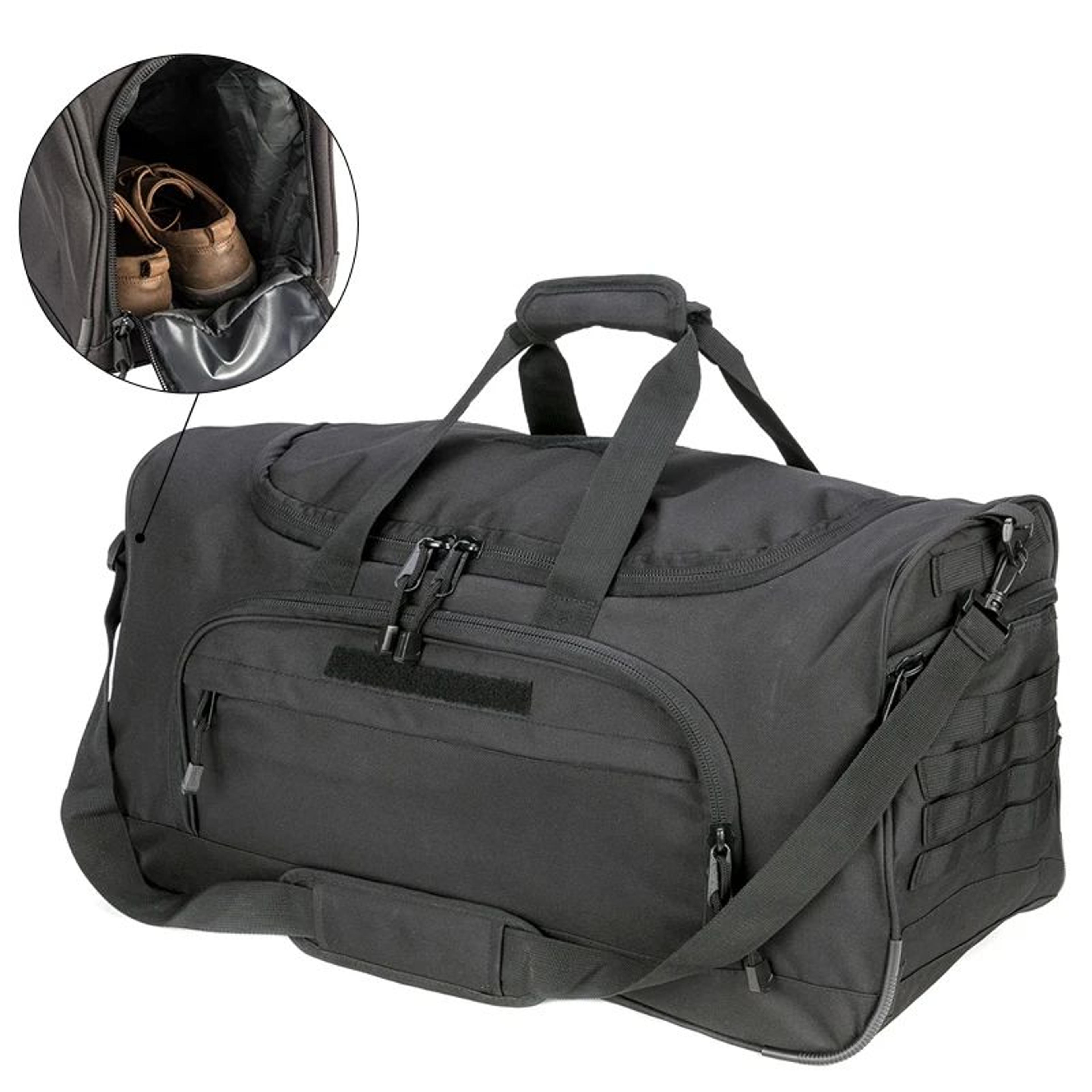 waterproof gym bag, large military tactical duffle for men, fitness travel luggage, sports & outdoor gear